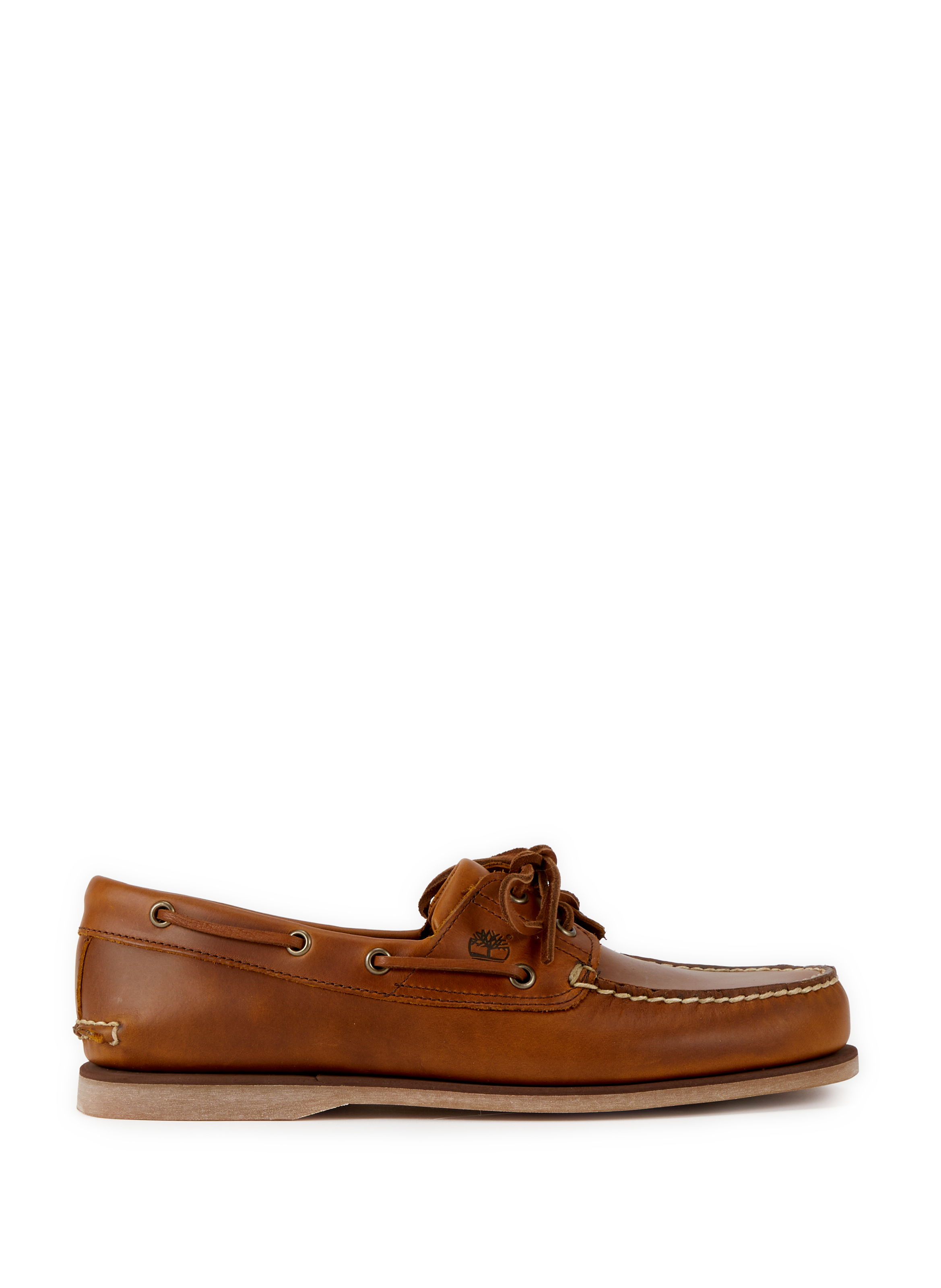 Mocassins en cuir avec surpiqûres TIMBERLAND Marron