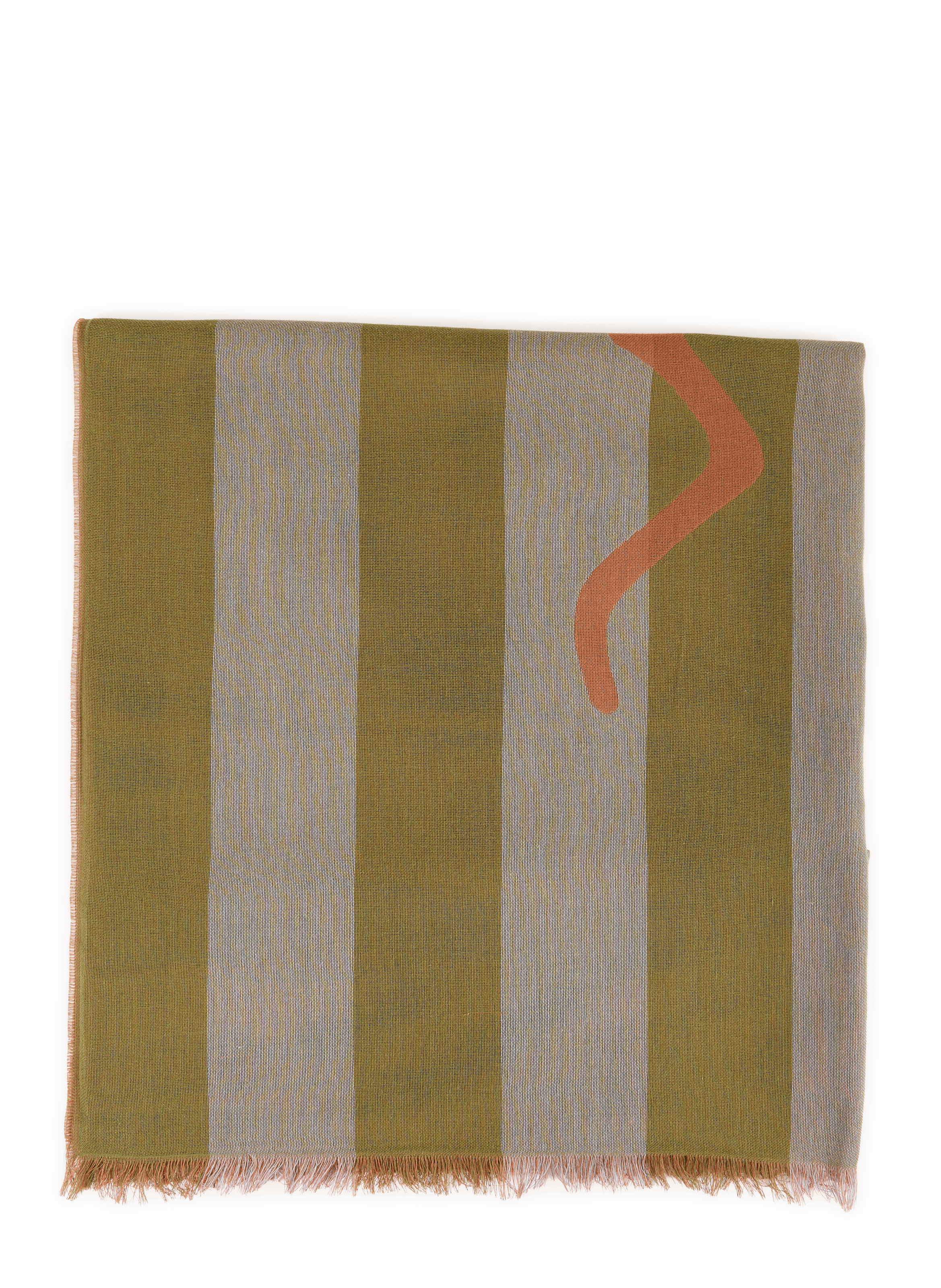 Foulard rayé en coton PAUL SMITH Multicolore