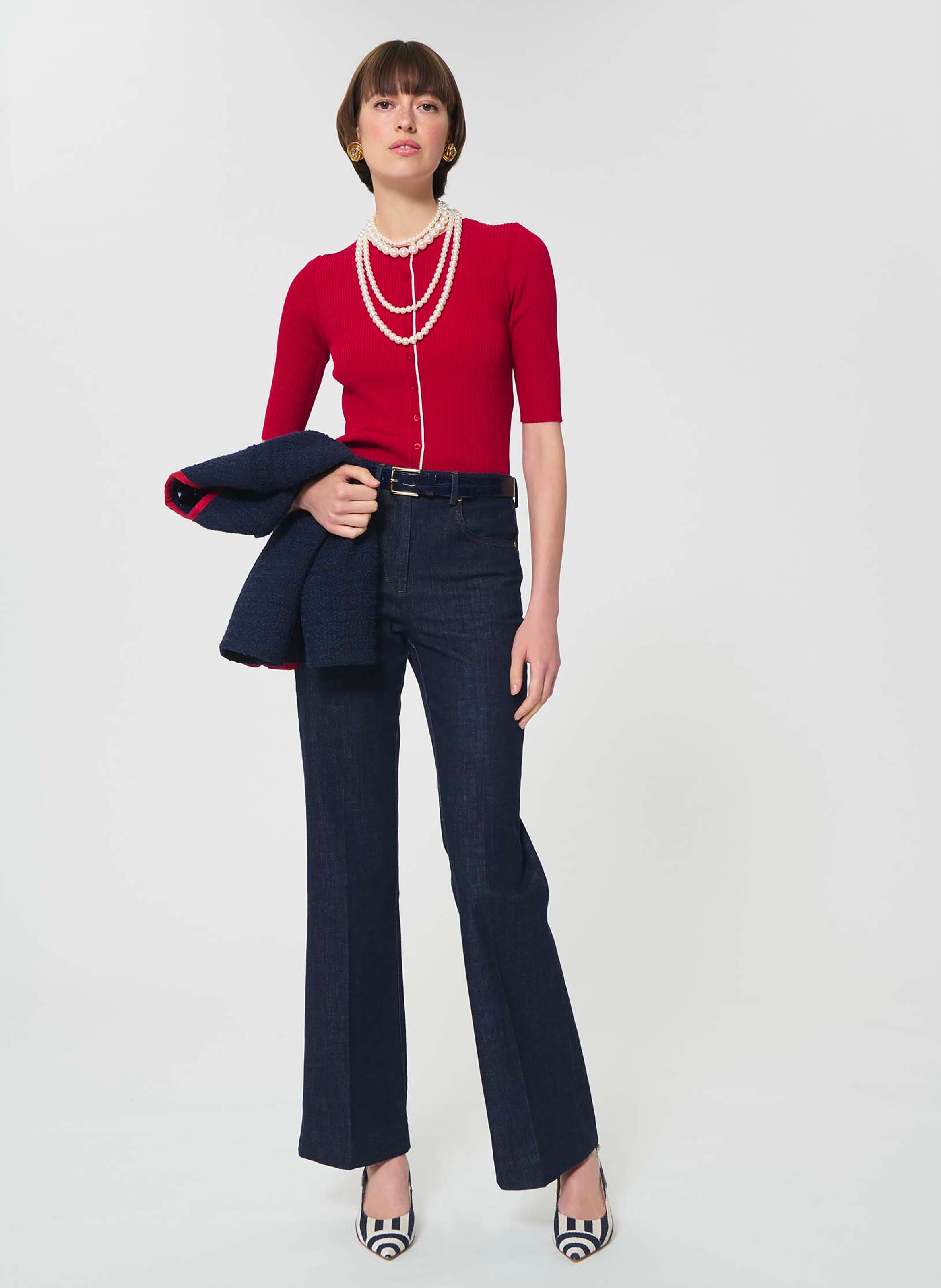 Gilet gipsy TARA JARMON Rouge