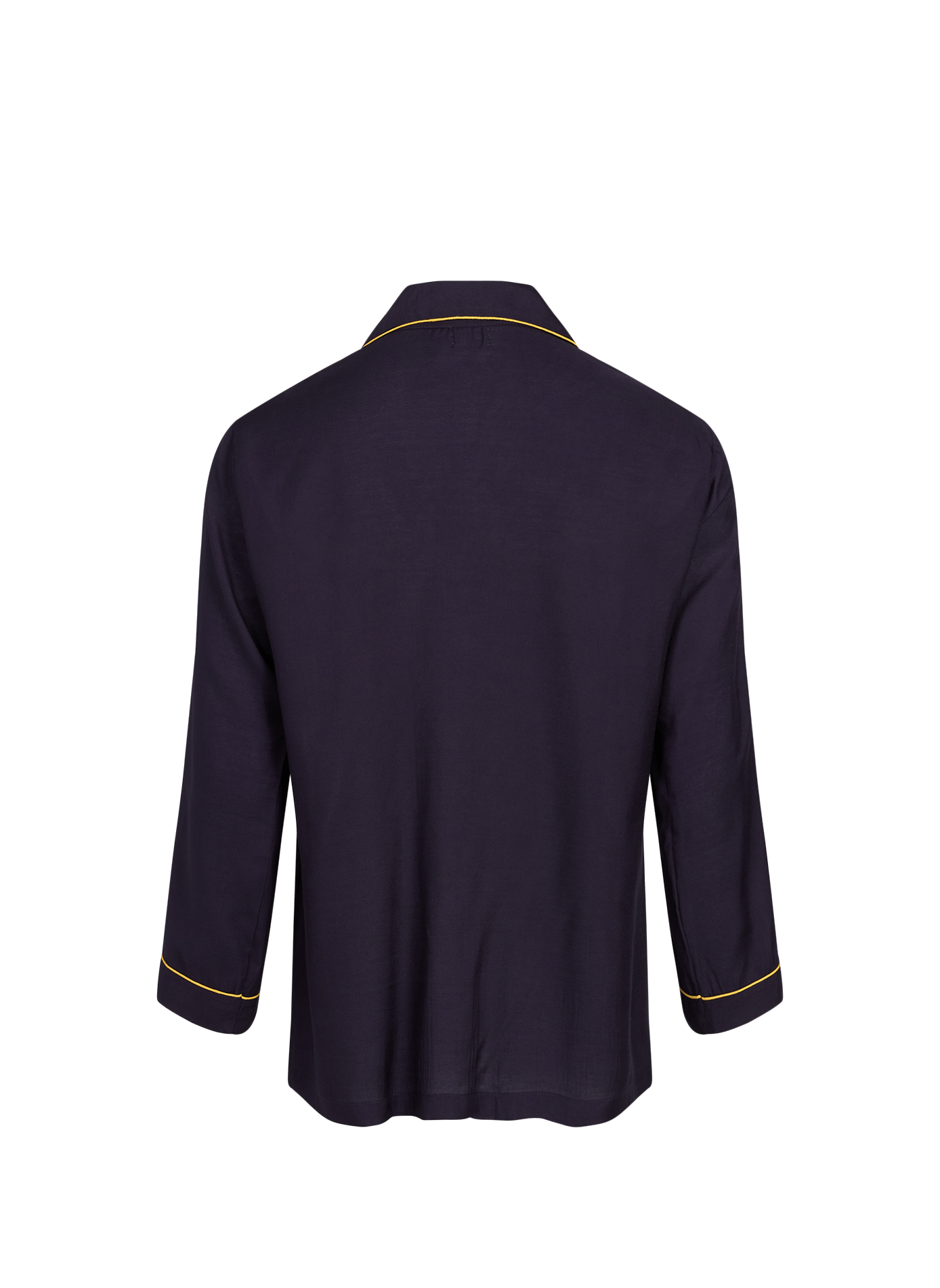 Set of long pajamas in cotton and silk GERMAINE DES PRÉS Blue