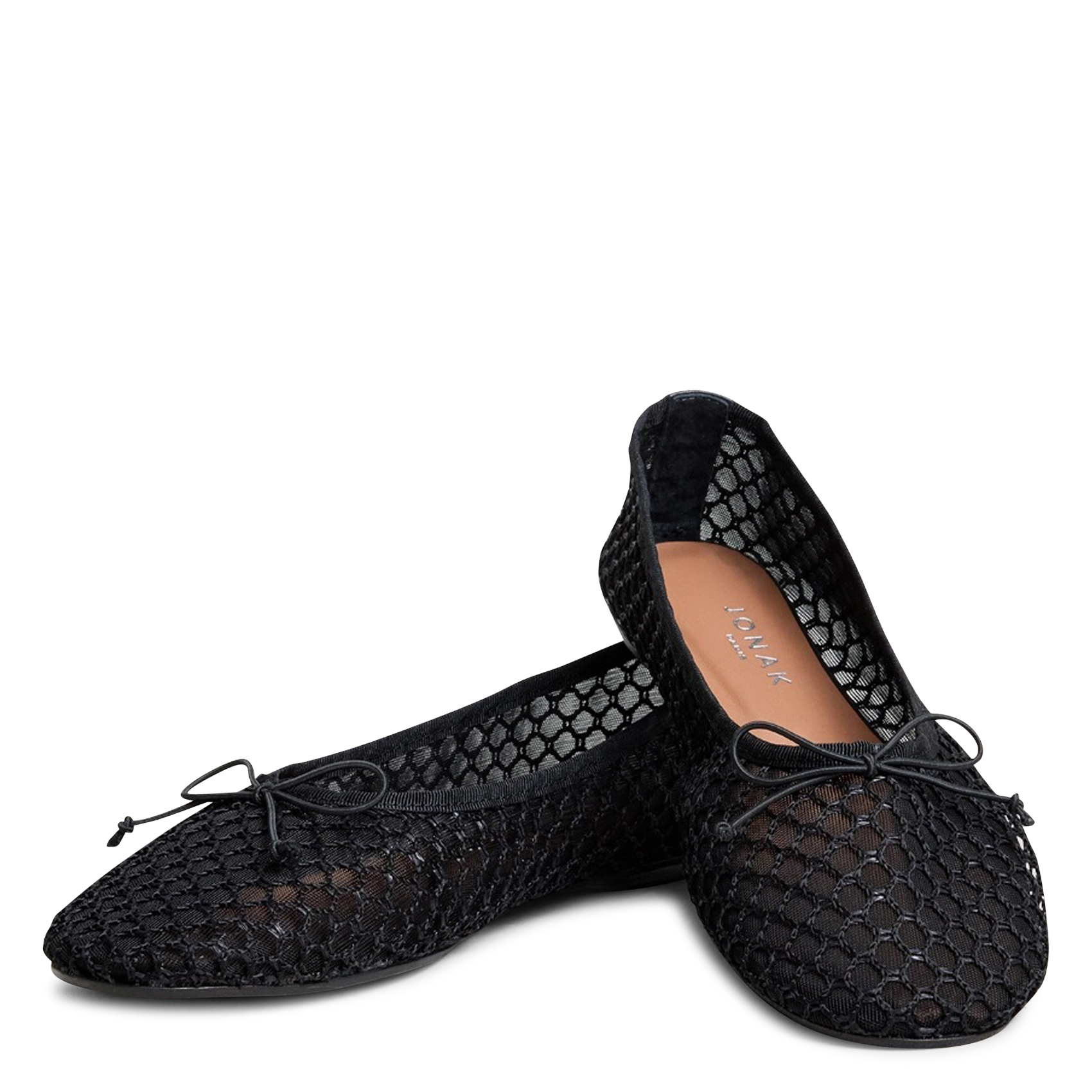 Ballerines en textile dalessia JONAK Noir