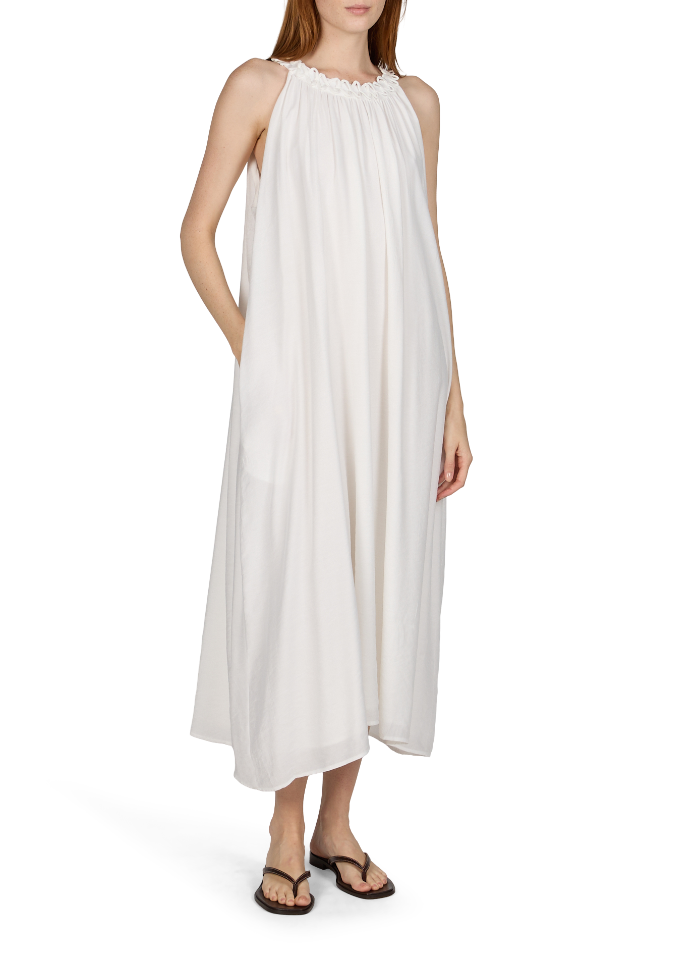 Robe longue Elira fluide ARTLOVE Beige