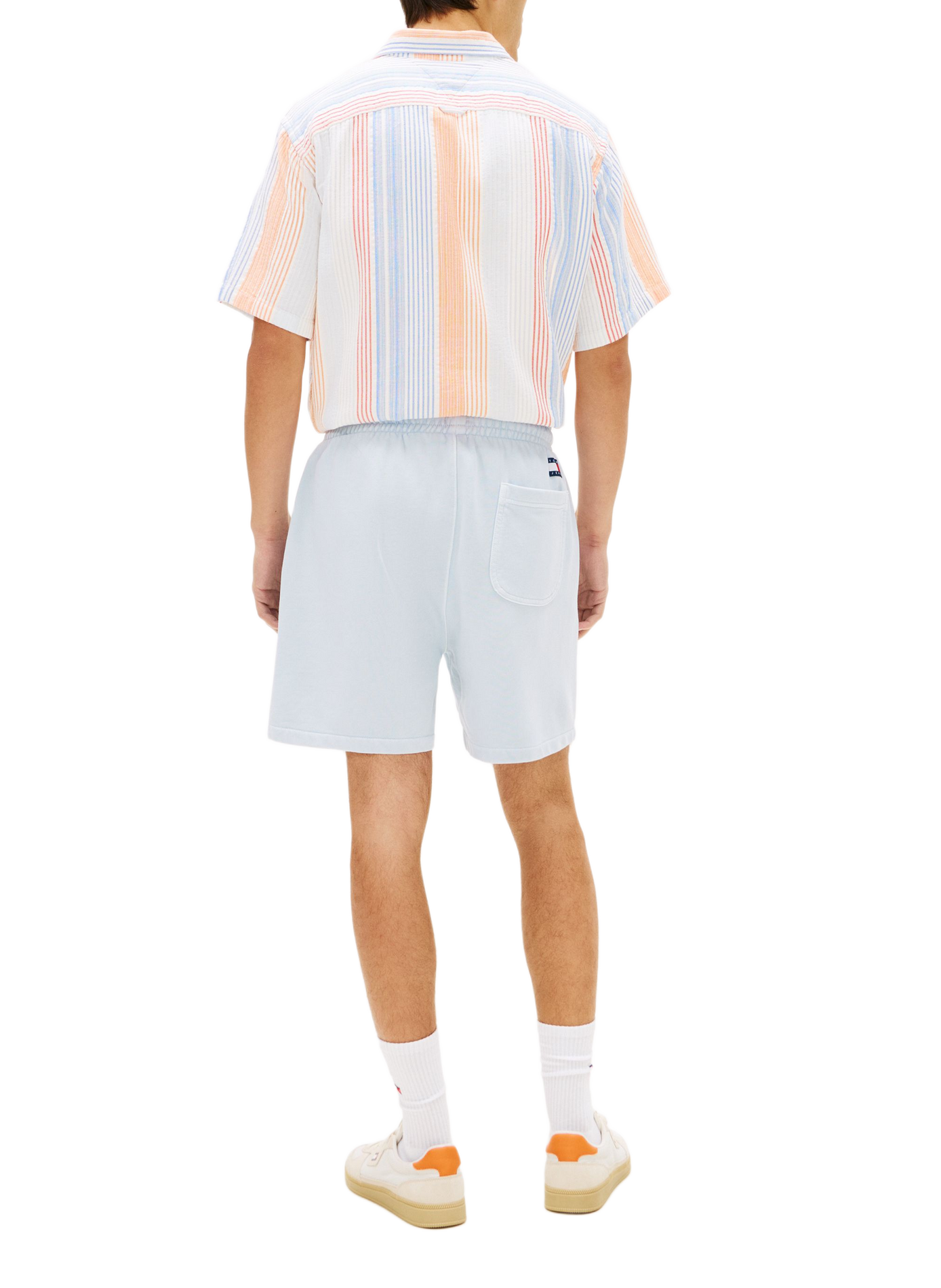 Straight-cut cotton Bermuda shorts TOMMY HILFIGER Blue