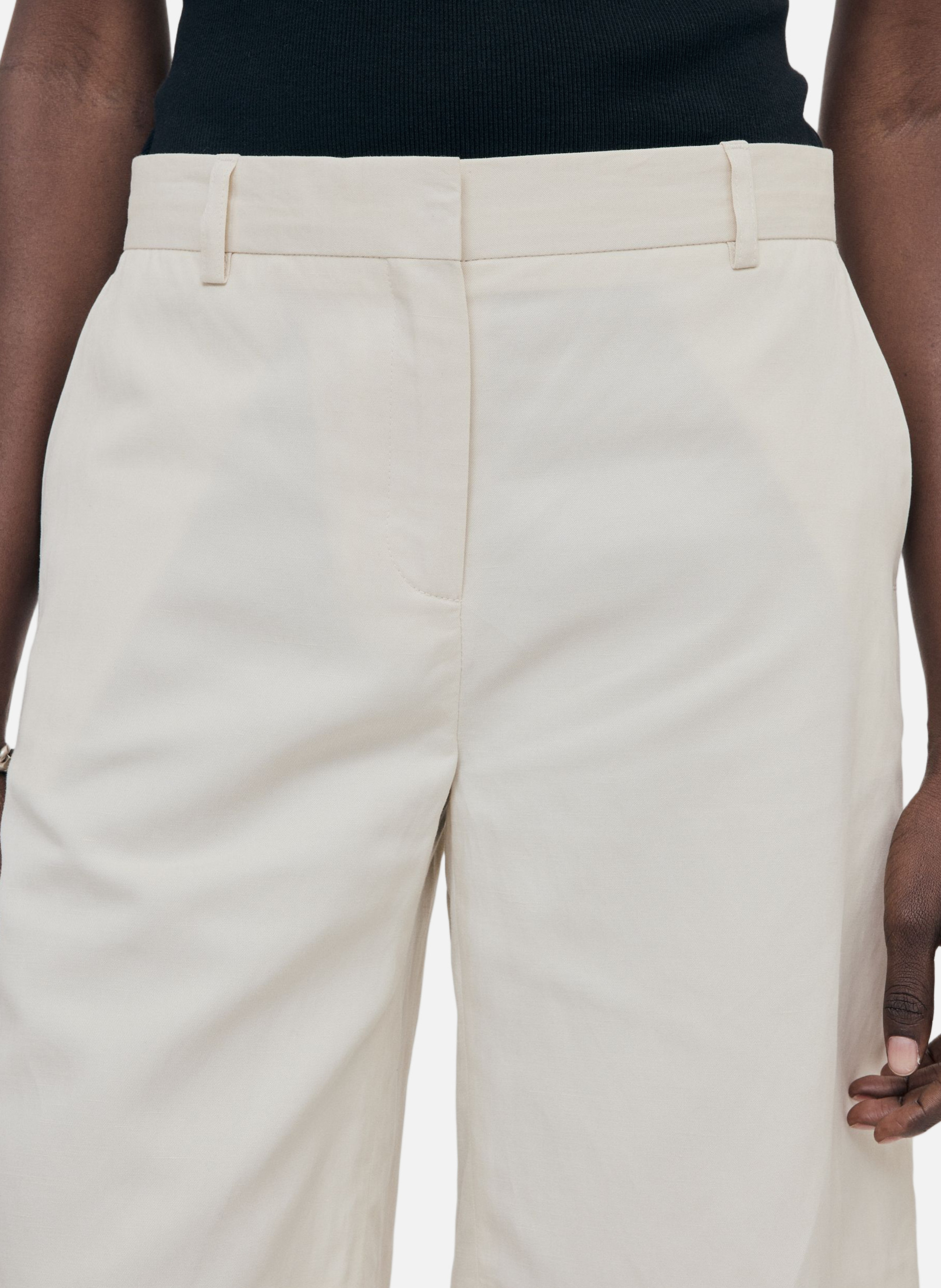 Bermuda en lin et coton THE KOOPLES Beige