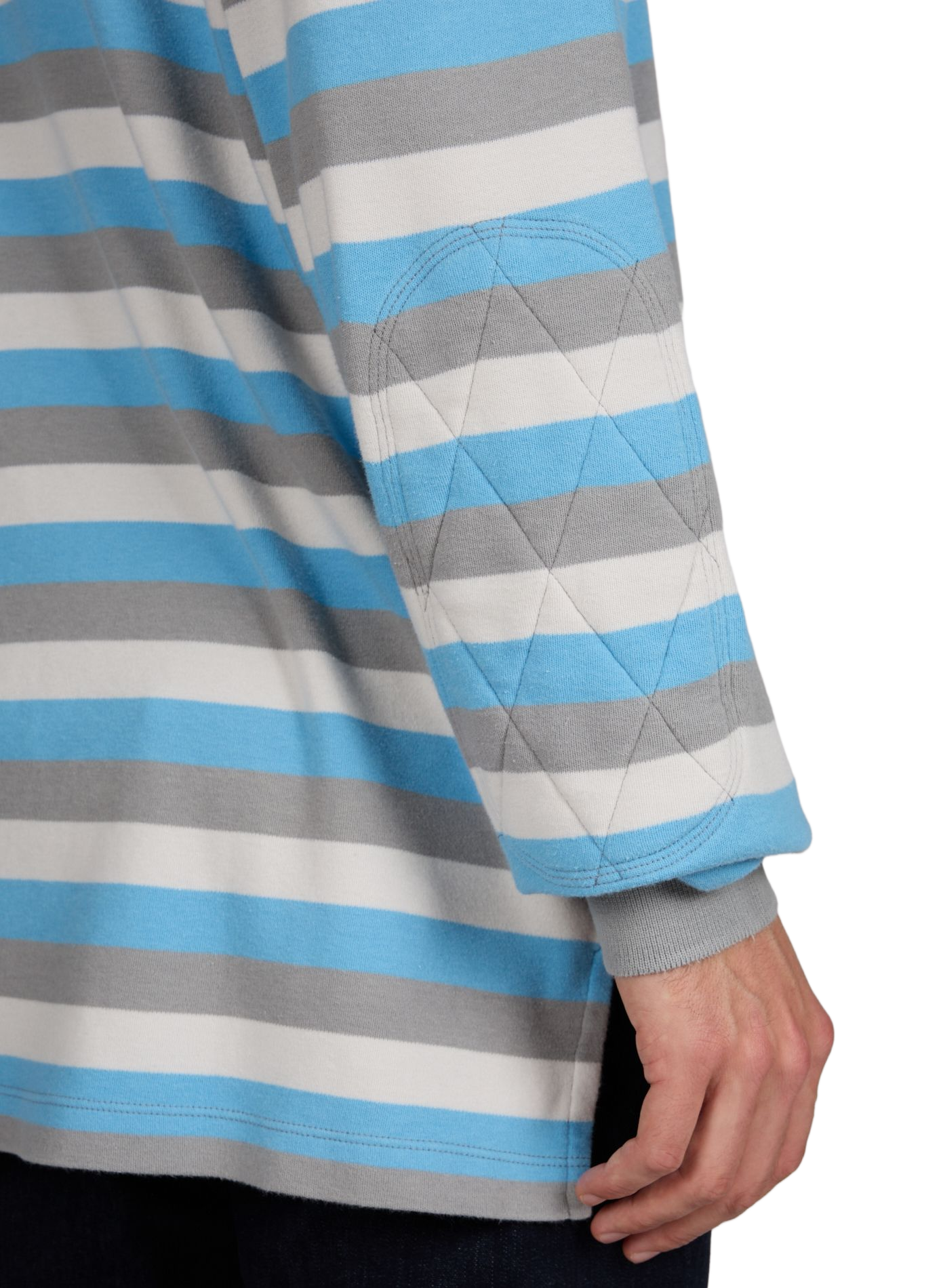 Polo manches longues à rayures en coton ERL Multicolore