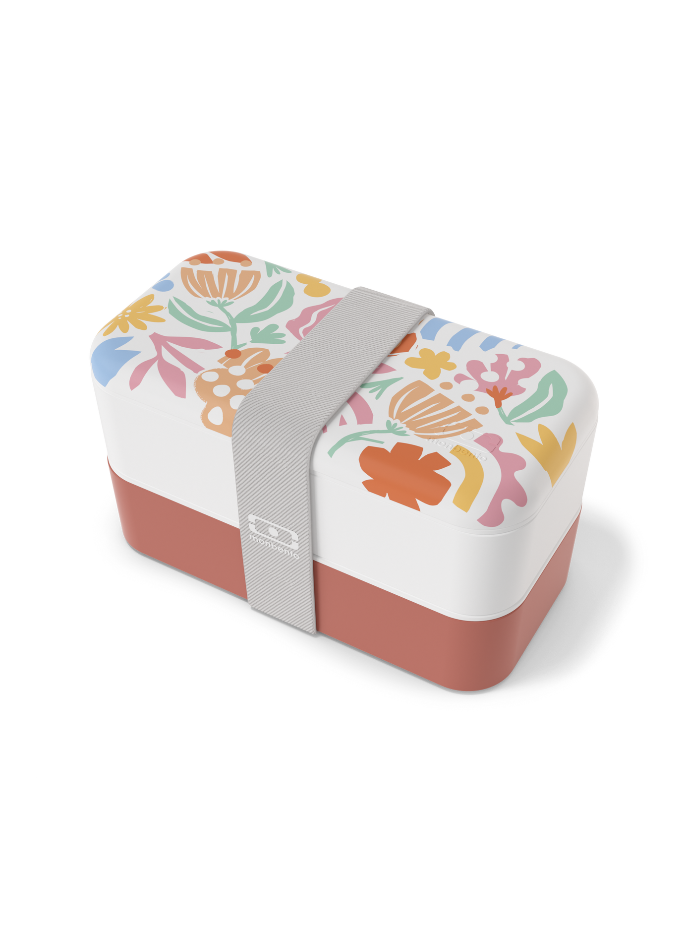Boîte à repas Original à fleurs 1L MONBENTO Rose