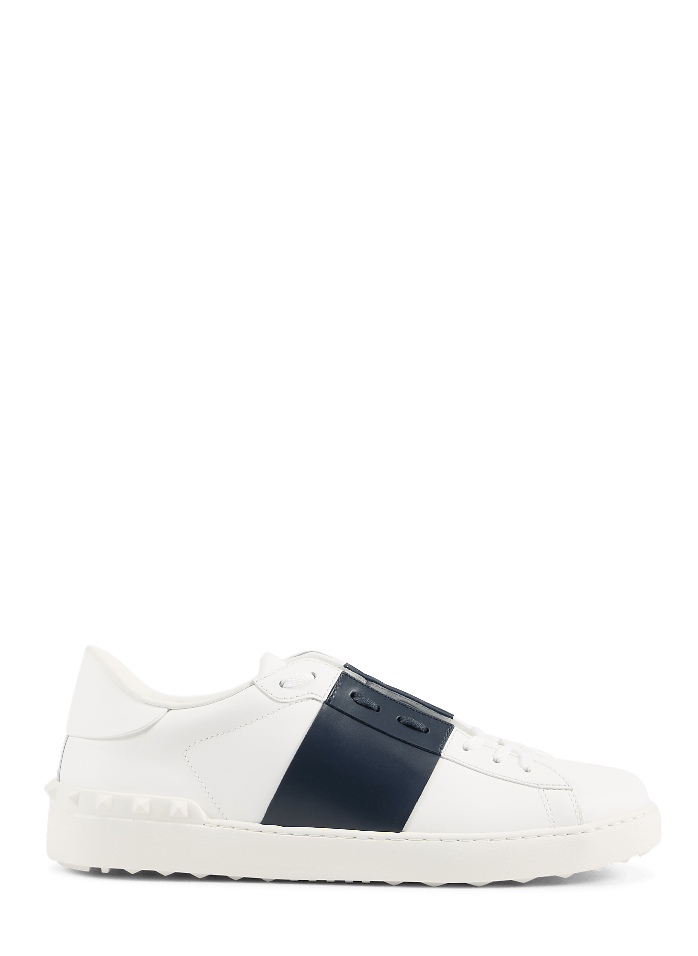 Leather low-top sneakers VALENTINO White