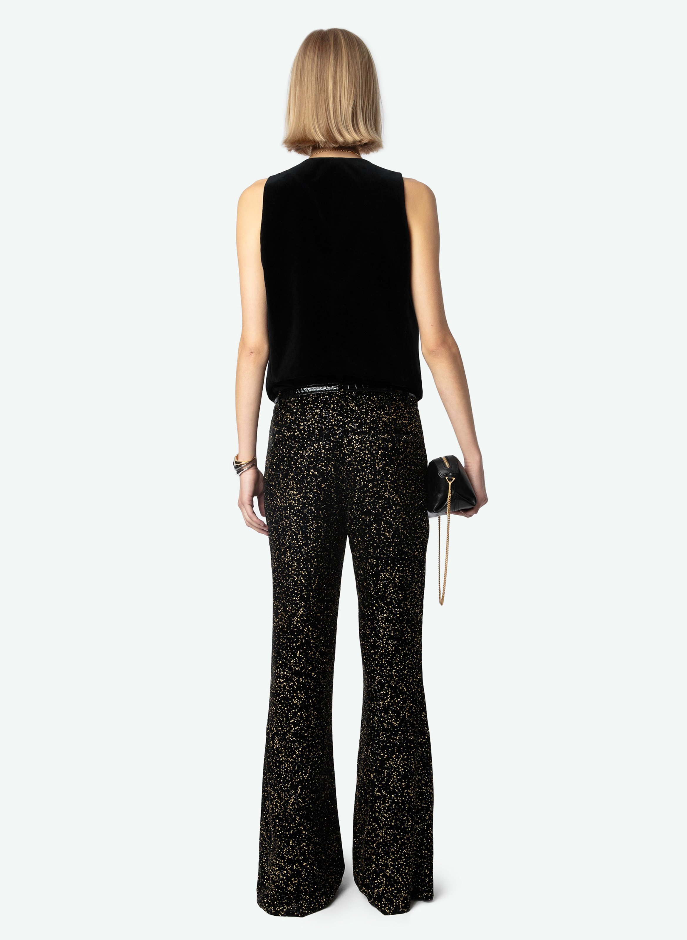 Gilet de tailleur en coton ZADIG&VOLTAIRE Noir