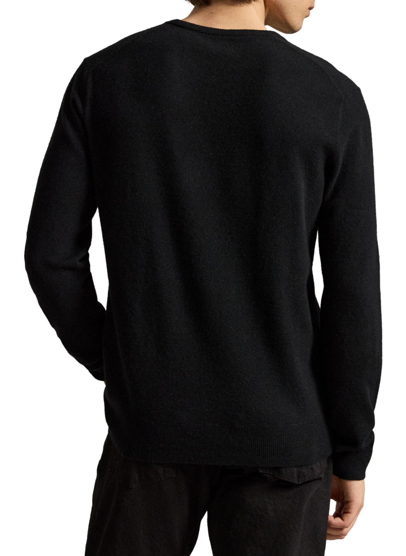Pull col rond en laine | Noir POLO RALPH LAUREN Homme