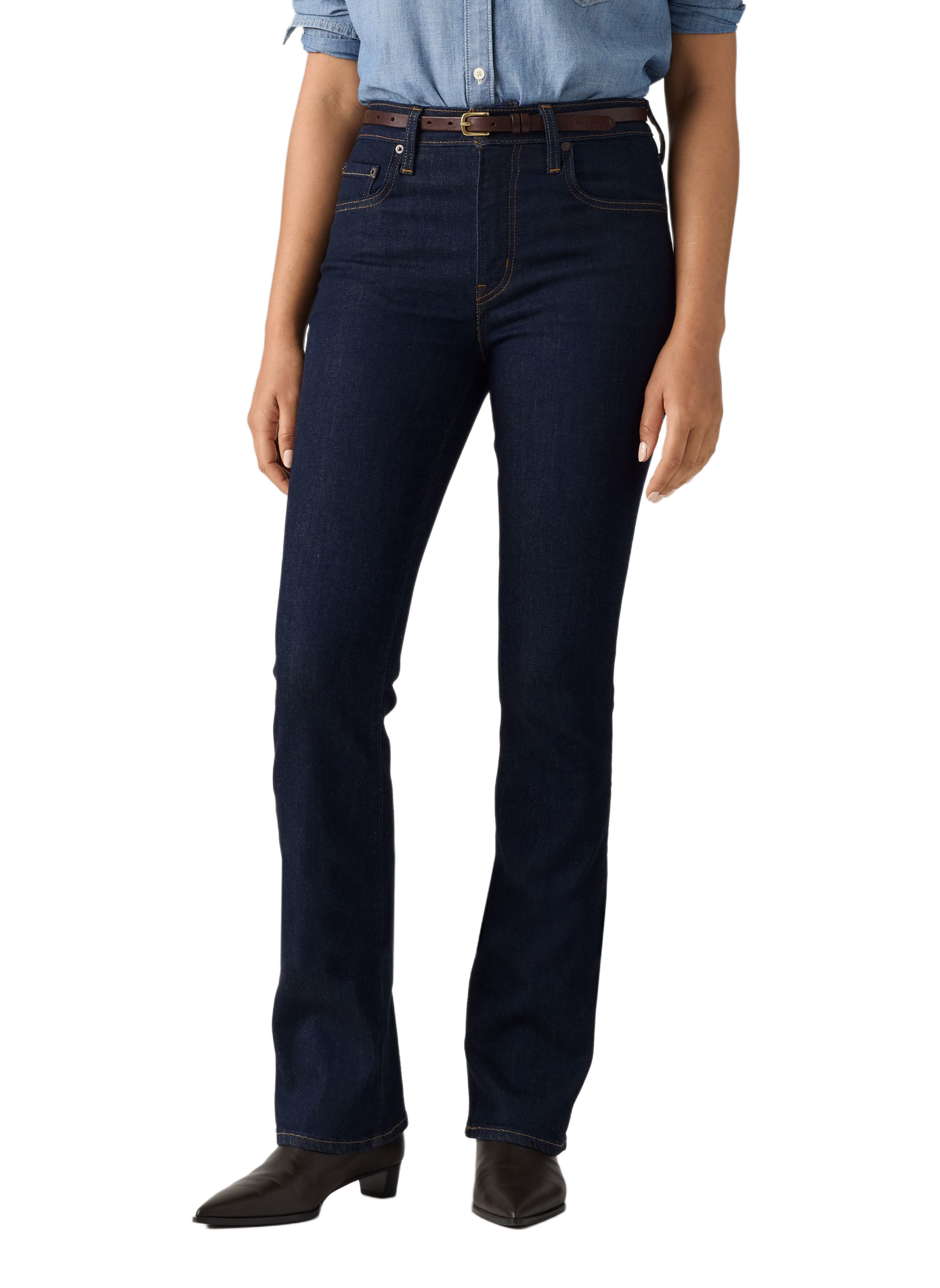 Skinny Jeans aus Baumwollmischung LEVI'S Blau