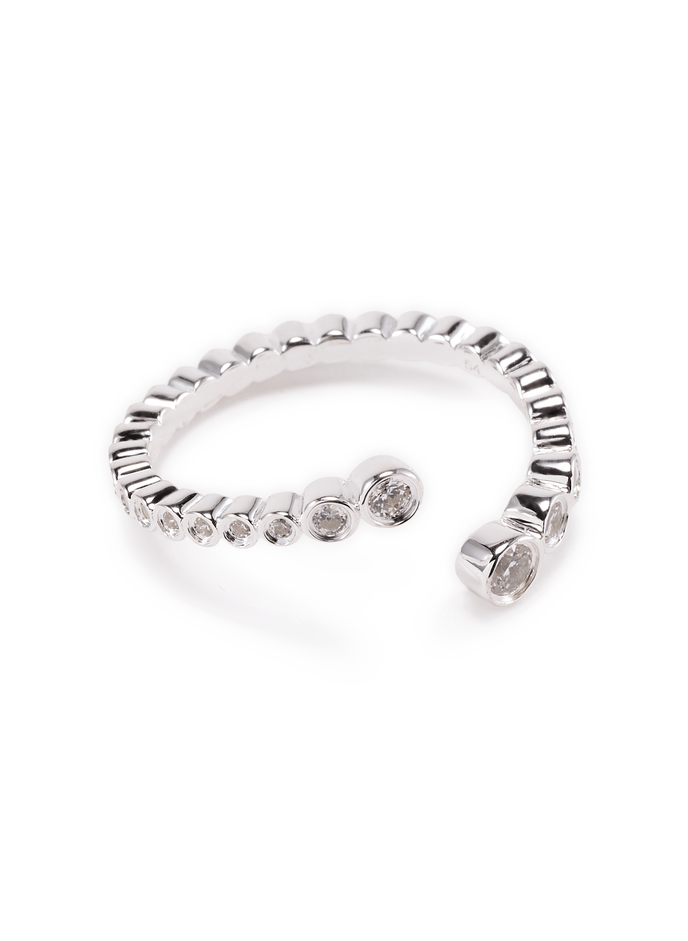 Bague ajustable en argent mélangé RAGBAG Golden