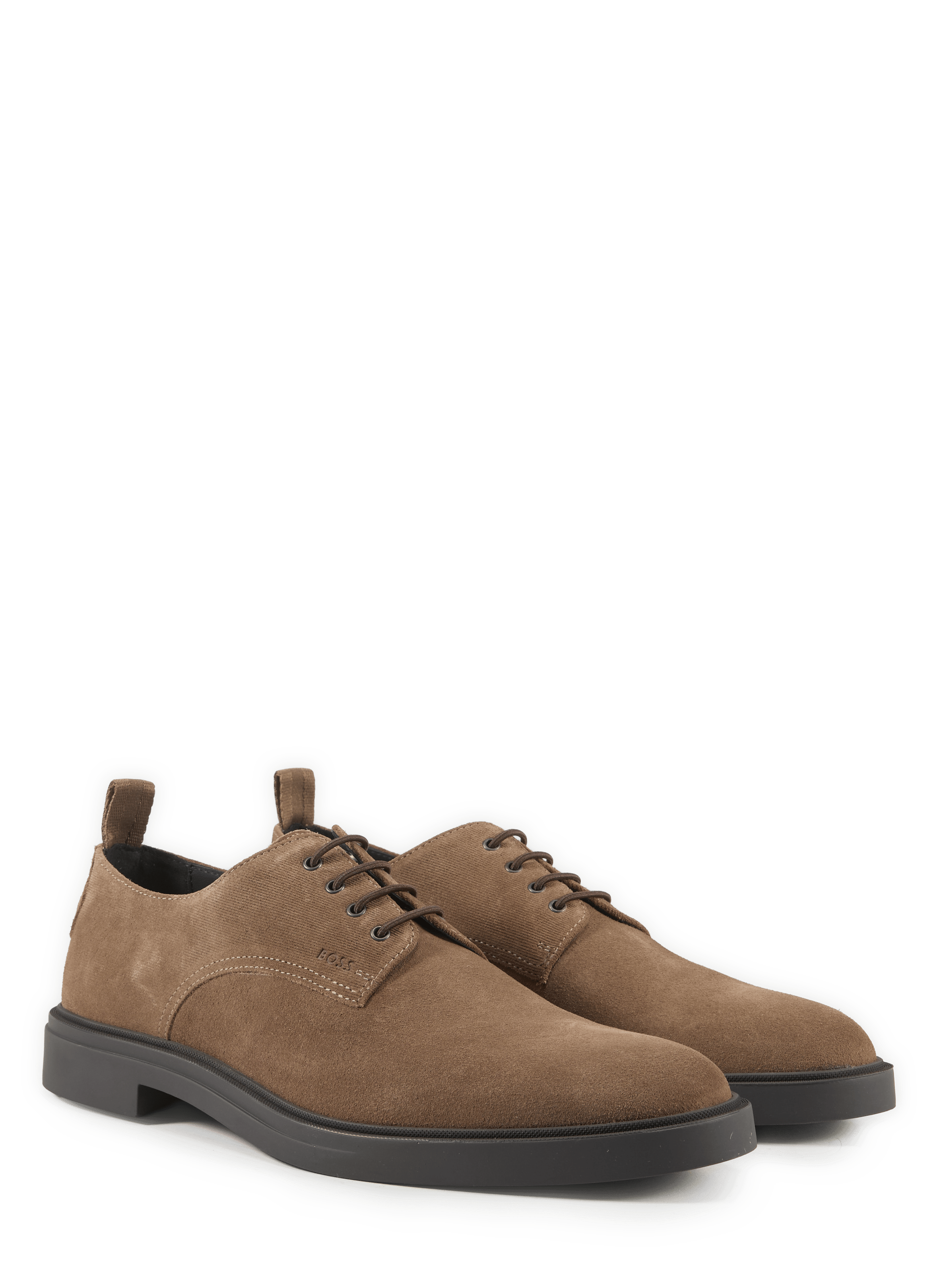 Derby Calev stringate in pelle scamosciata BOSS Beige