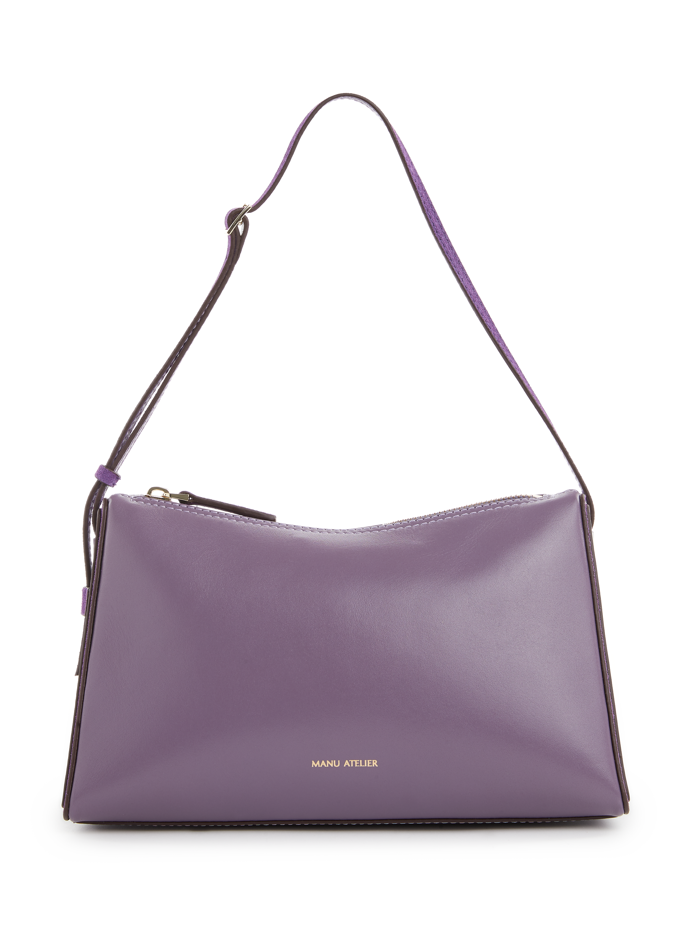 MANU ATELIER Sac à main Prism en cuir Violet