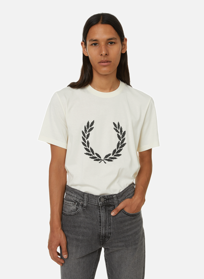 Cotton logo T-shirt FRED PERRY