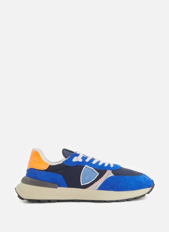 Antibes mixed leather low-top sneakers Multicolour by PHILIPPE MODEL PHILIPPE MODEL Antibes mixed leather low-top sneakers Multicolour