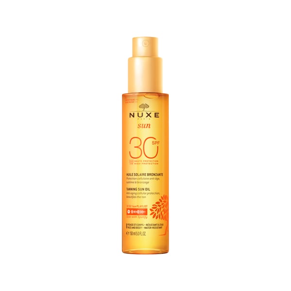 Huile Solaire Bronzante Haute Protection SPF30 visage et corps Huile Solaire Bronzante Haute Protection SPF30 visage et corps
