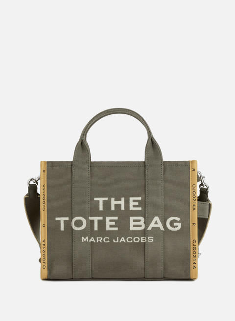 Small The Tote Bag in Green canvasMARC JACOBS 