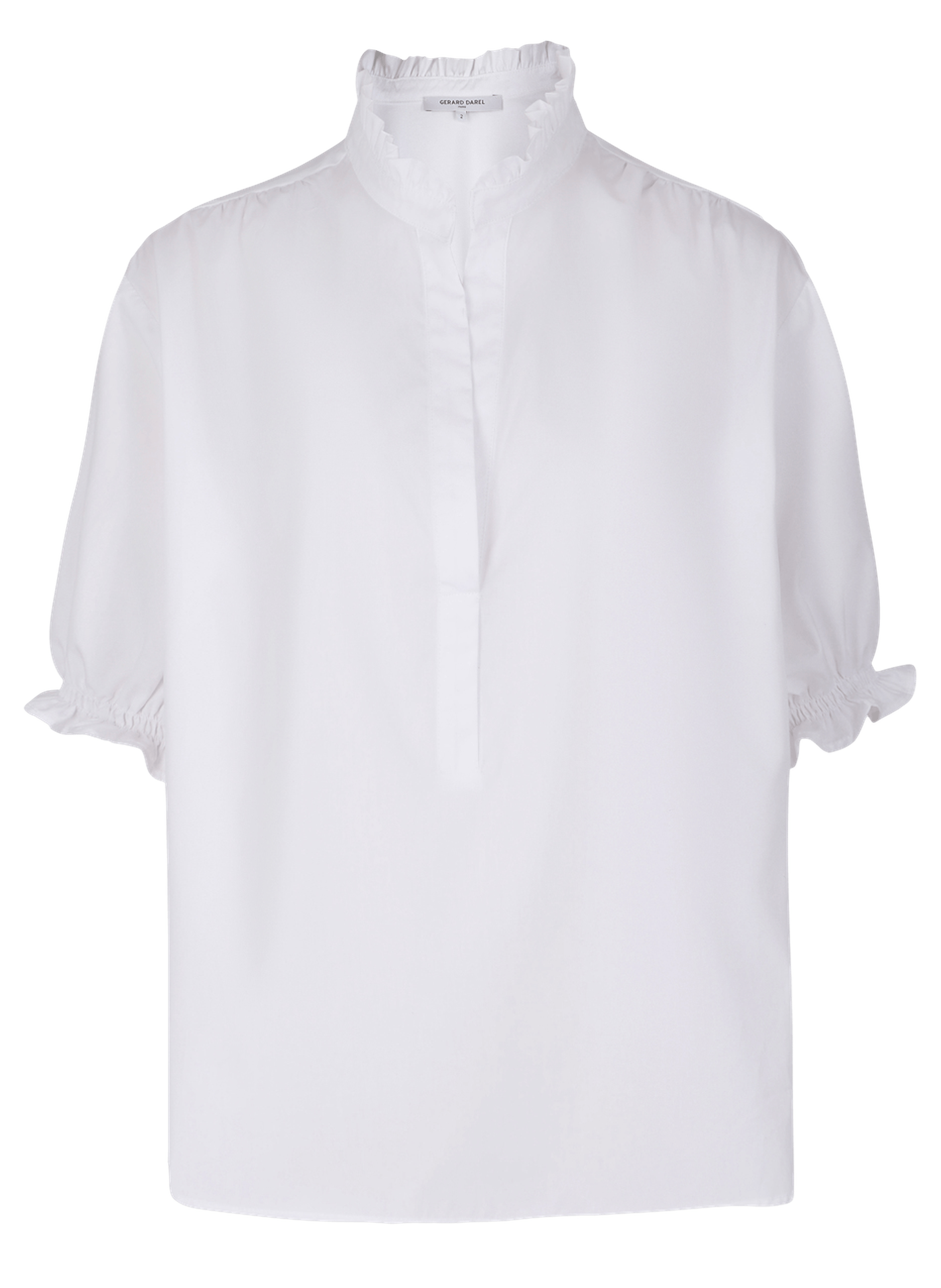 Blouse en popeline de coton - annyr GERARD DAREL Blanc