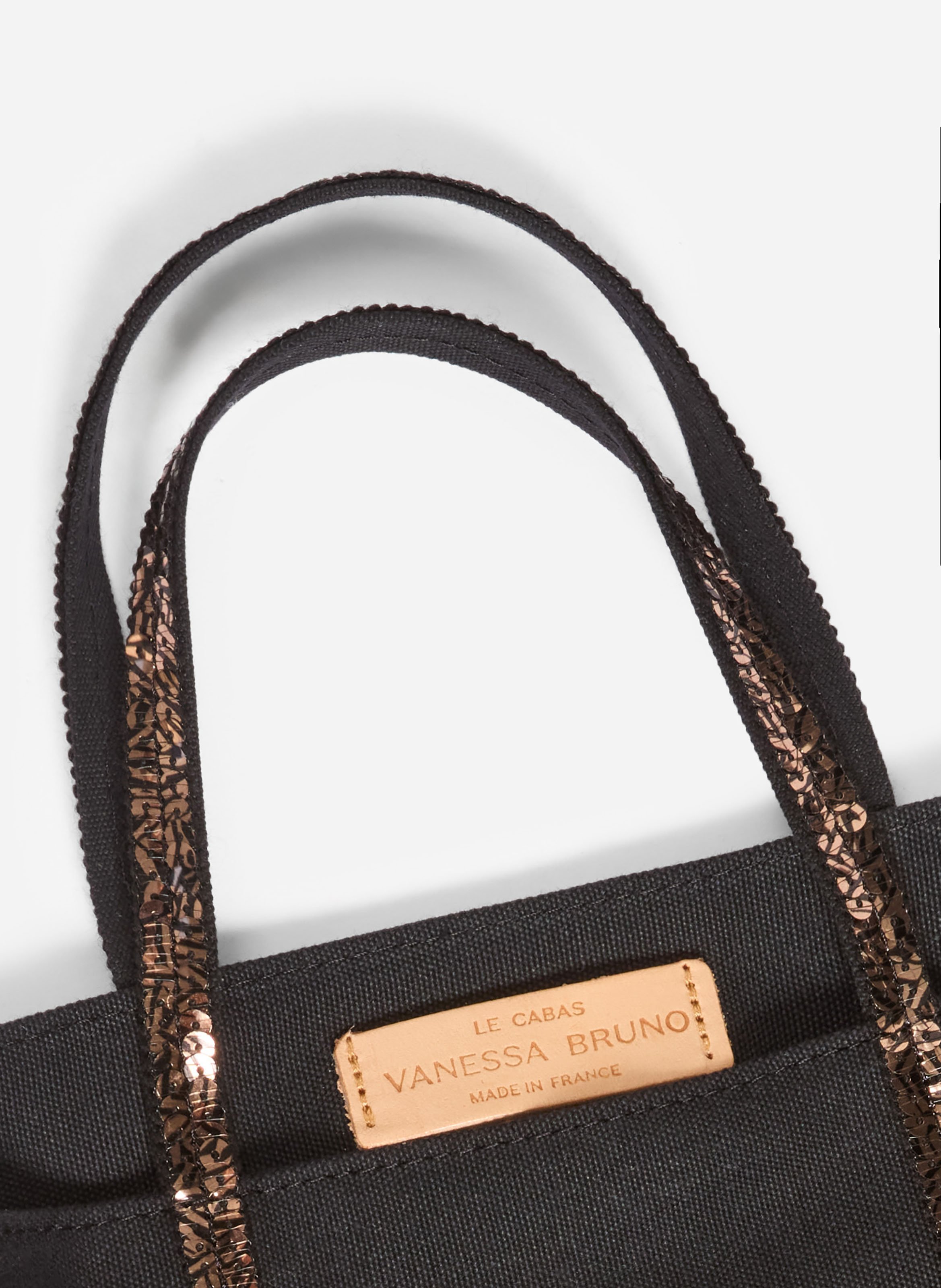 Cabas s zippé en toile VANESSA BRUNO Noir