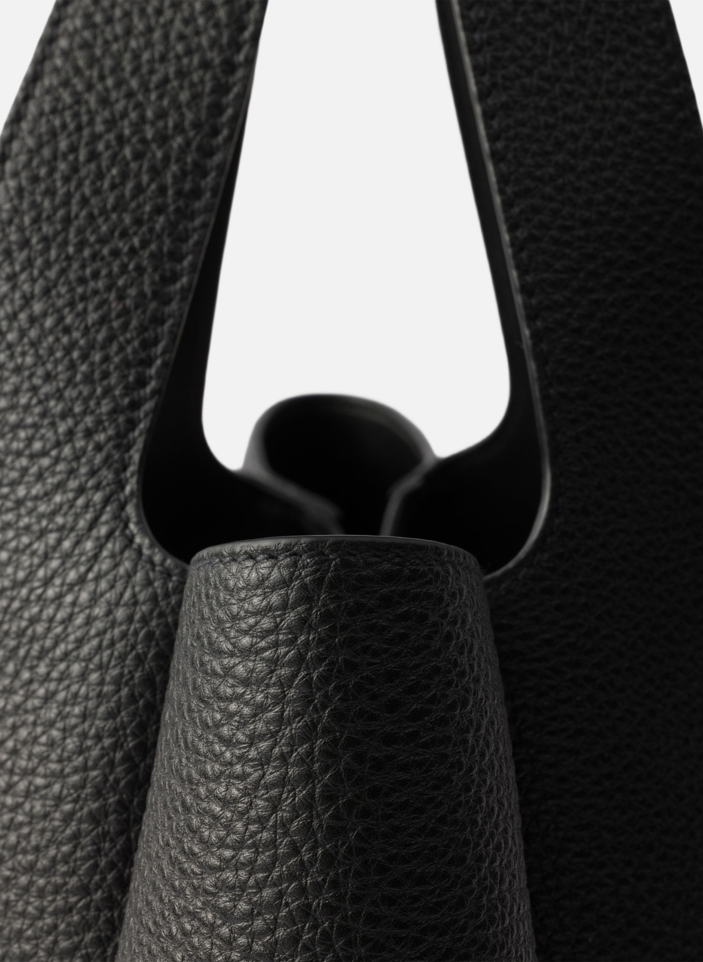 Petit cabas en cuir PRADA Noir