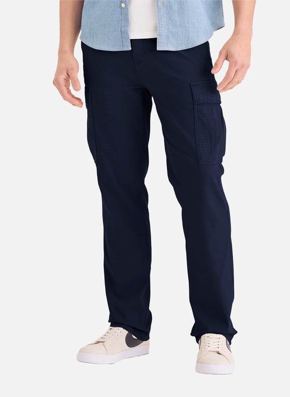 Cotton Cargo Pants Blue by DOCKERS DOCKERS Cotton Cargo Pants Blue