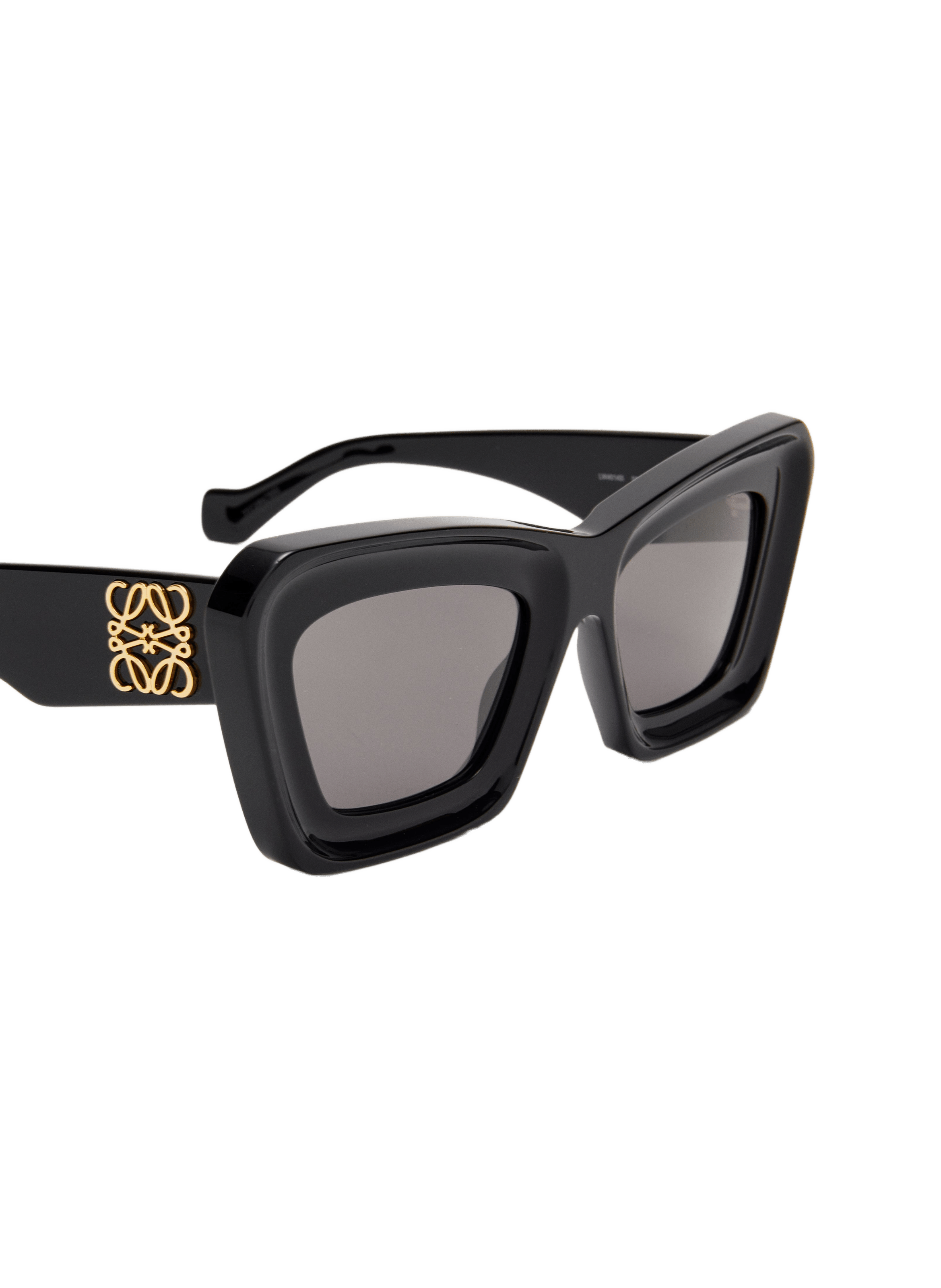 Transparent Beveled Cateye Sunglasses LOEWE Black