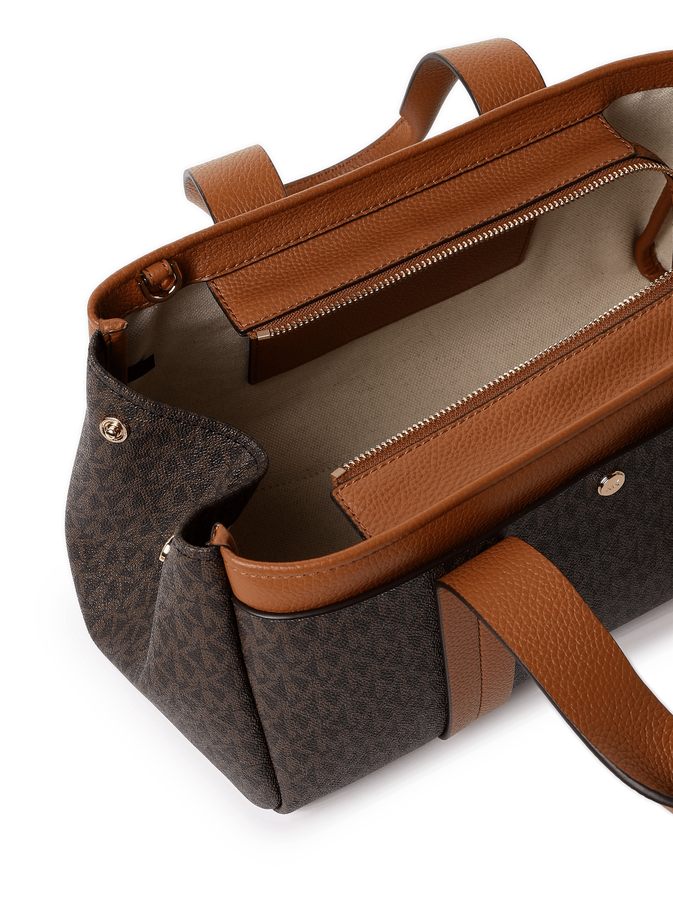 Romee signature printed handbag MICHAEL KORS Brown