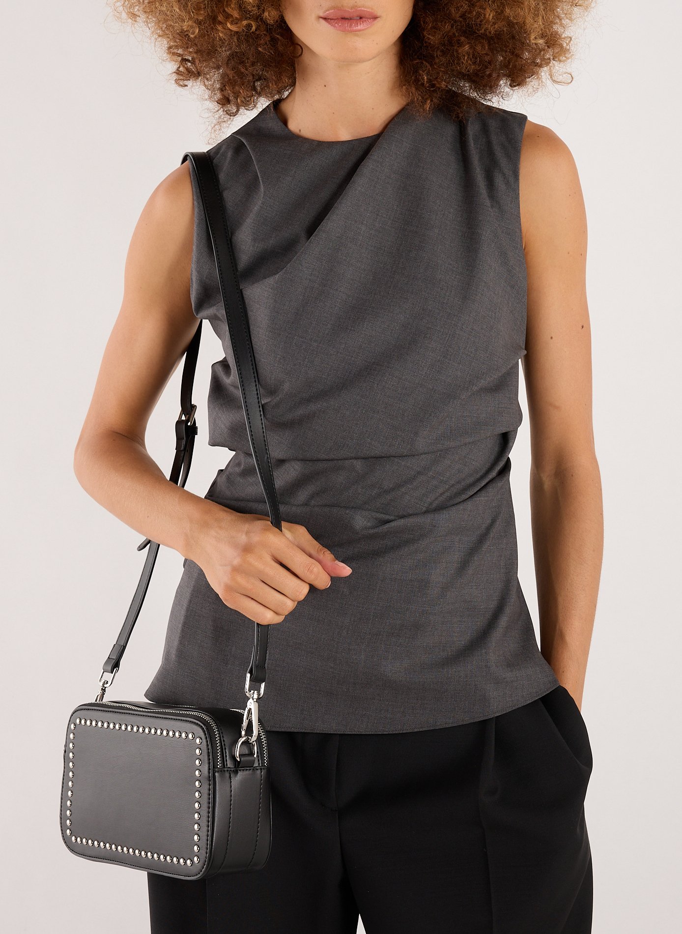 Shoulder bag AU PRINTEMPS PARIS Black