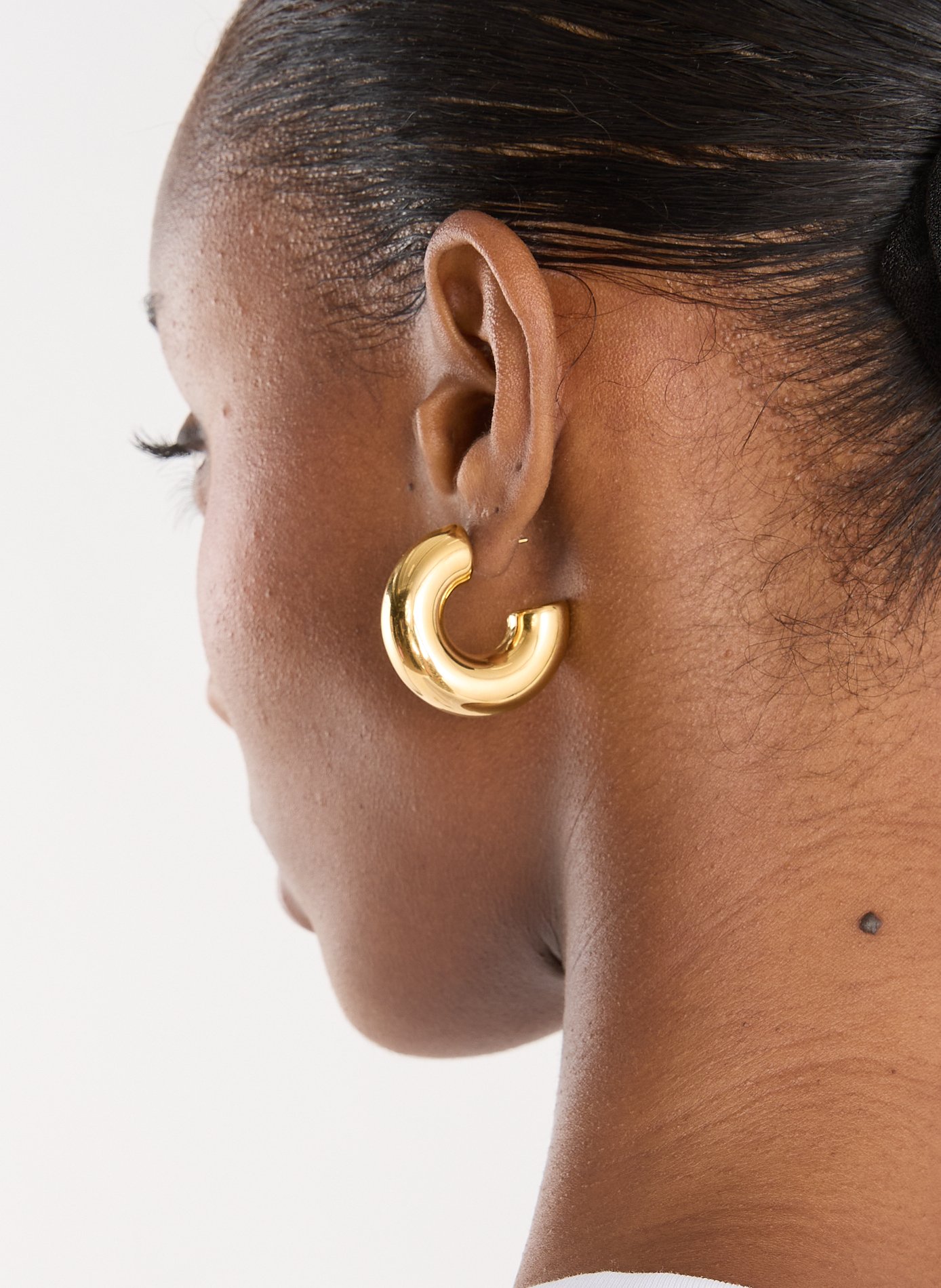 Hoop earrings AU PRINTEMPS PARIS Golden