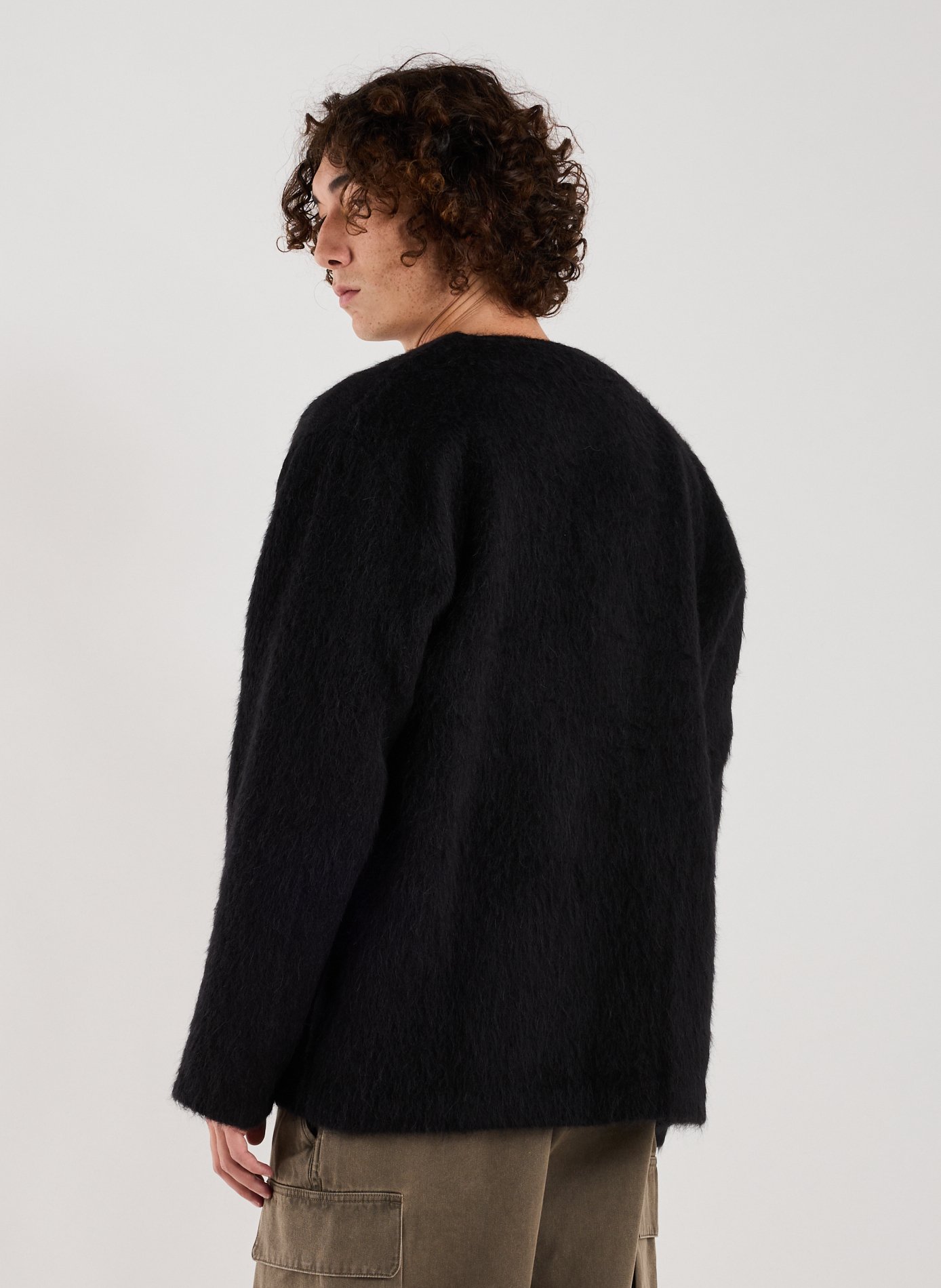 Cardigan duveteux OUR LEGACY Noir