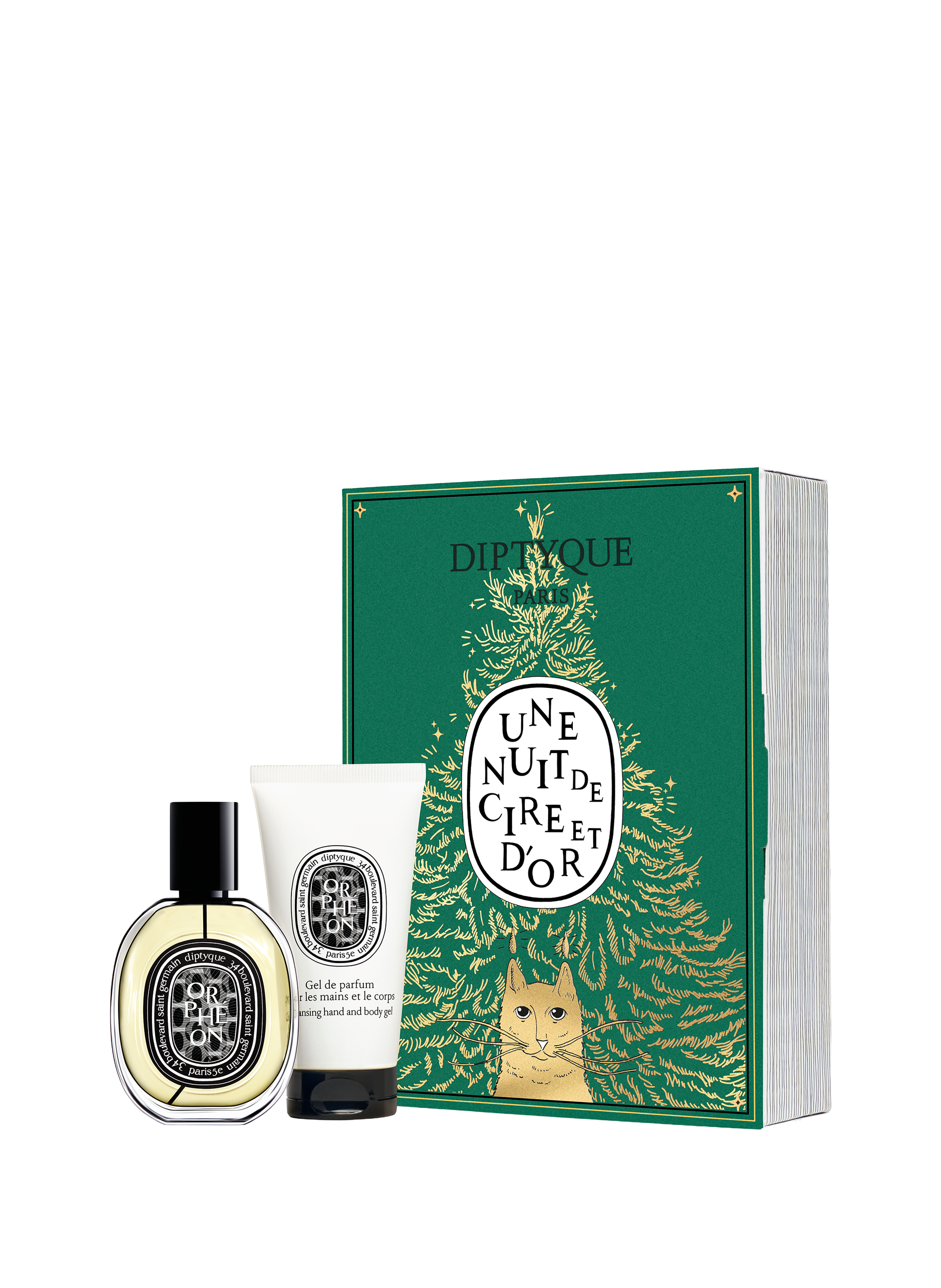 Coffret “livre surprise” Orphéon Eau de Parfum + Gel nettoyant DIPTYQUE No color