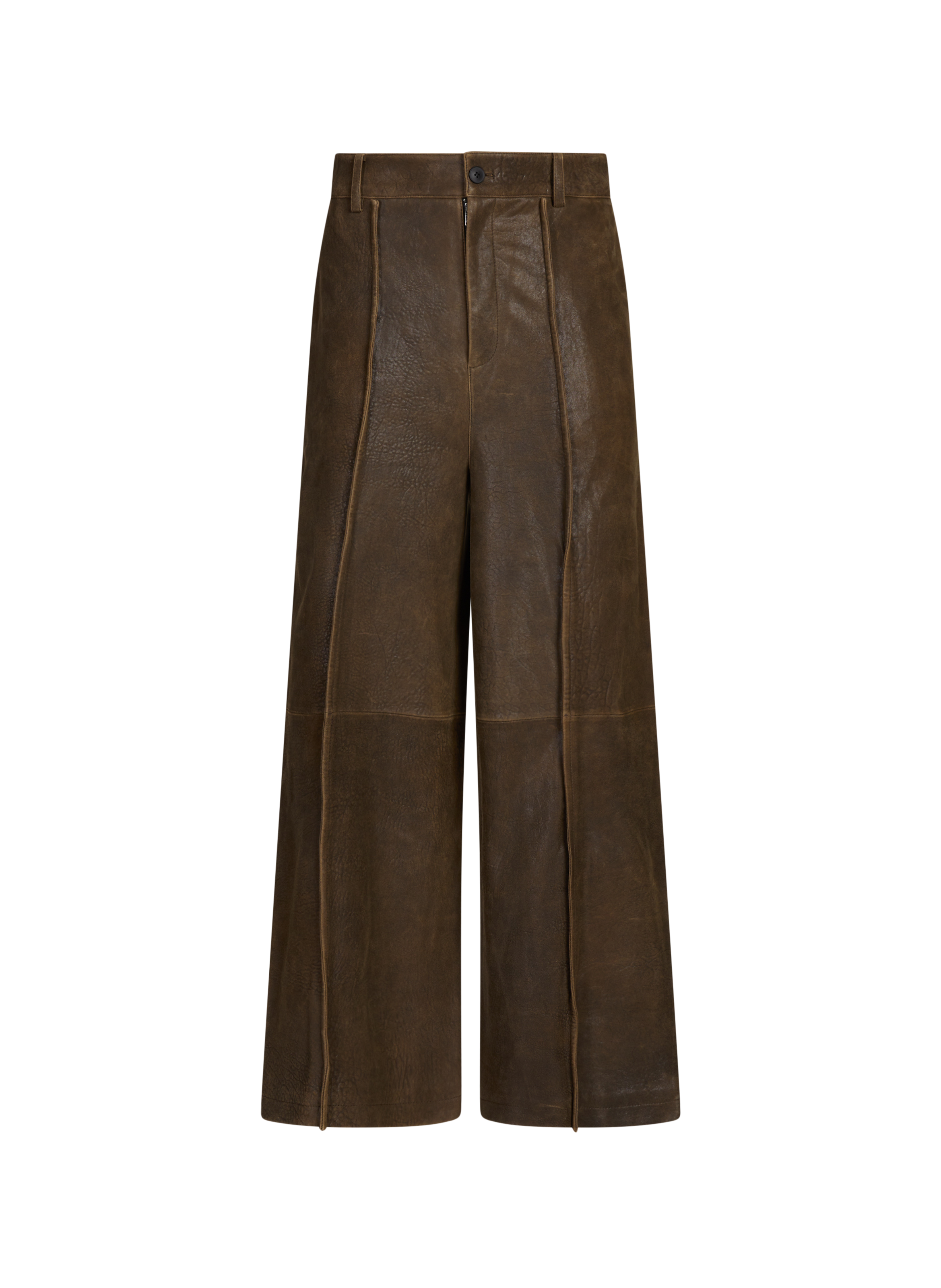 Slim-fit stretch cotton chinos SEAN SUEN Brown