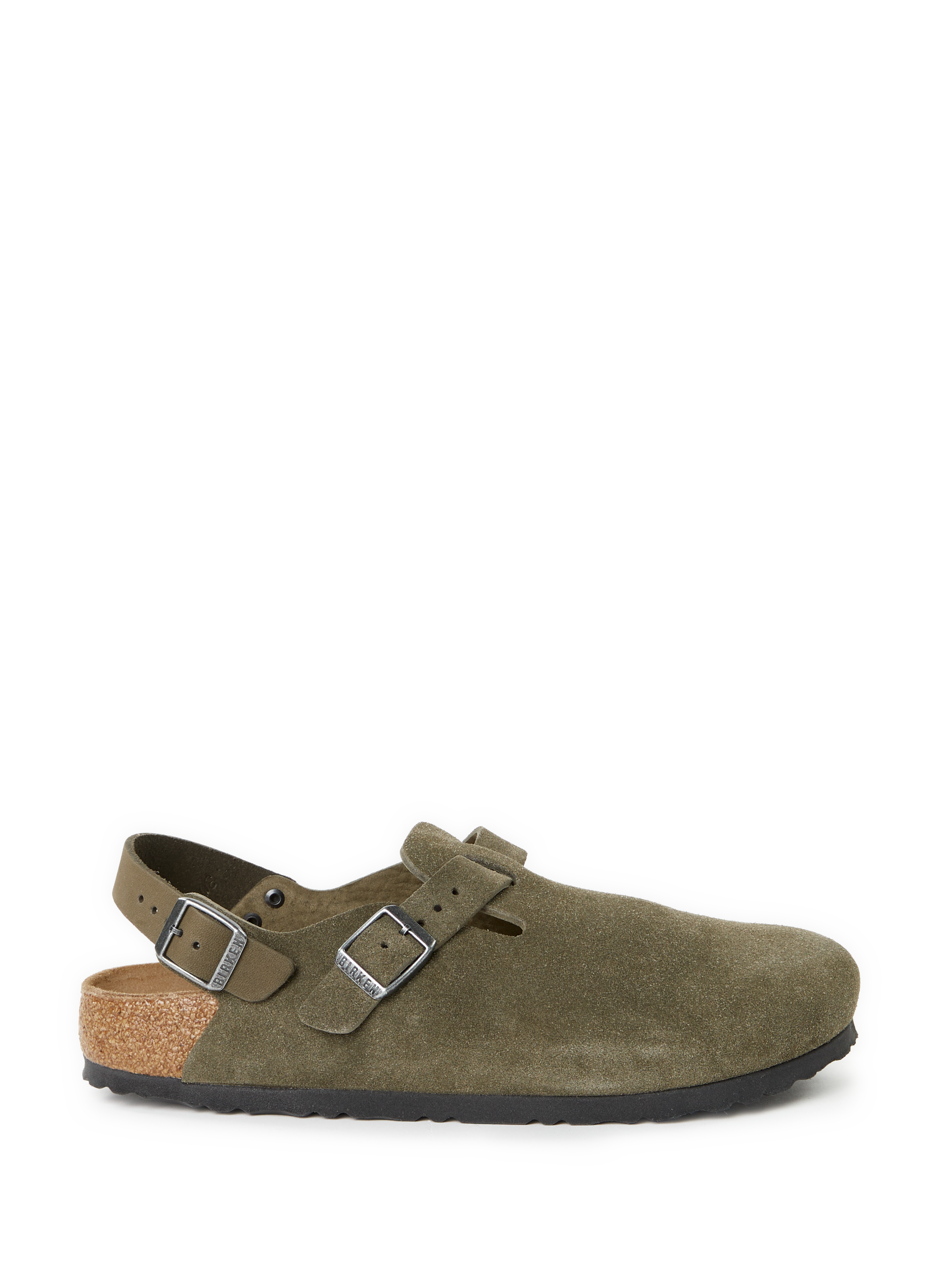 BIRKENSTOCK Sabot Tokio en cuir de vache Kaki