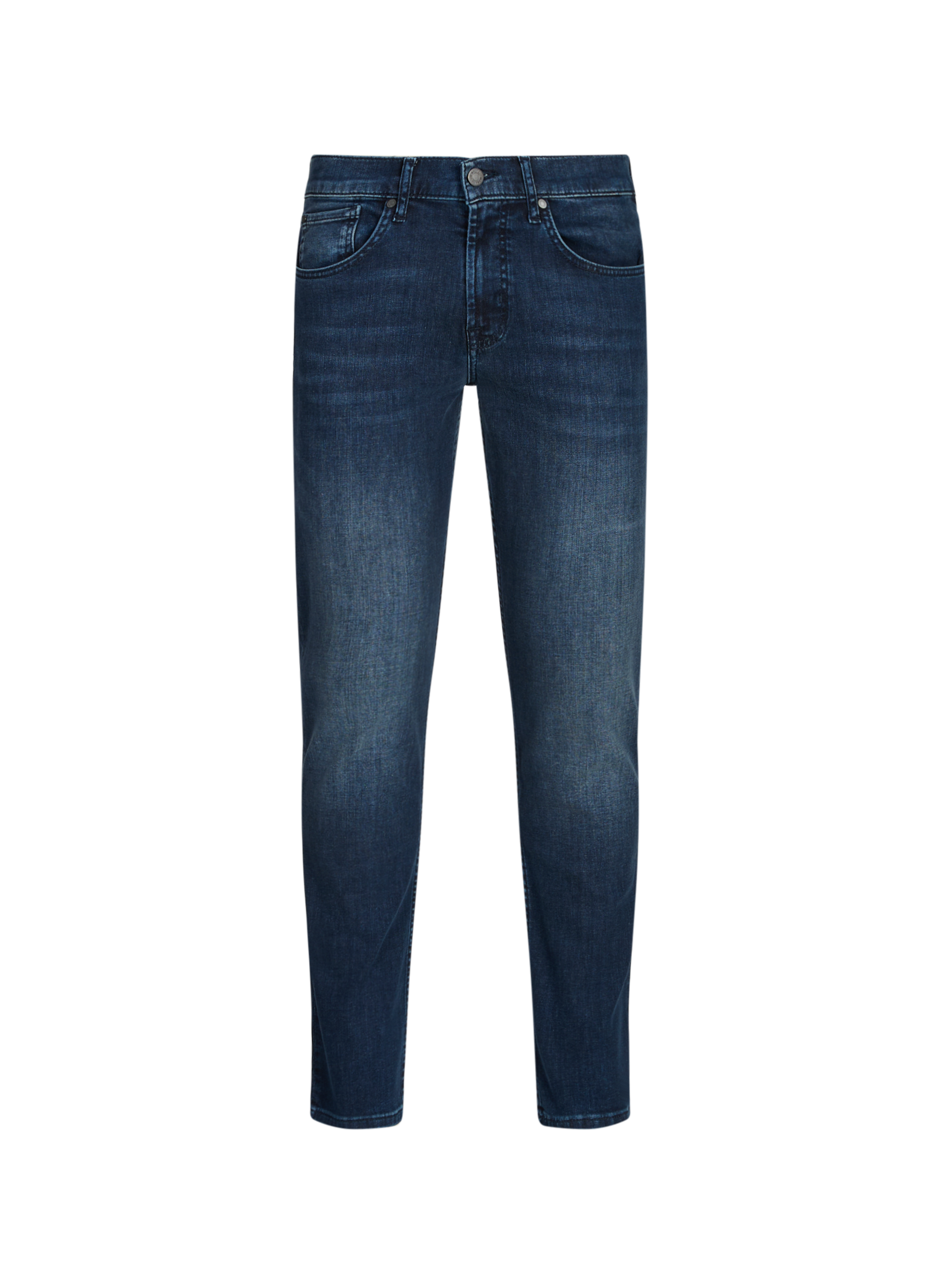 7 FOR ALL MANKIND Jean slim en coton mélangé Bleu