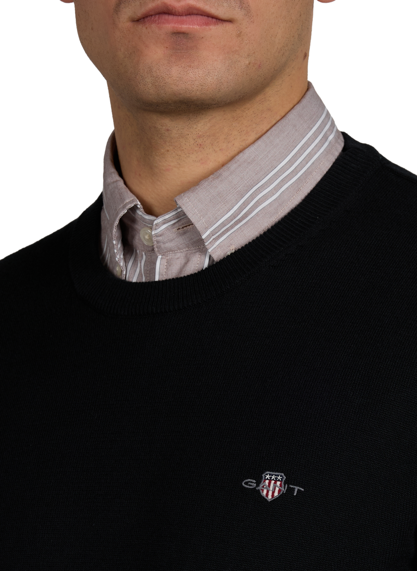 Cotton round neck Sweatshirt GANT Black