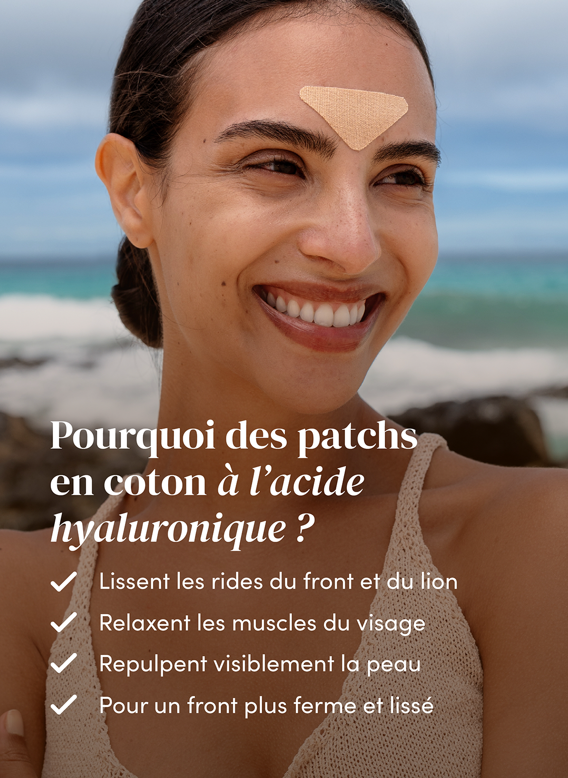 Patchs visage à l’acide hyaluronique APRICOT No color