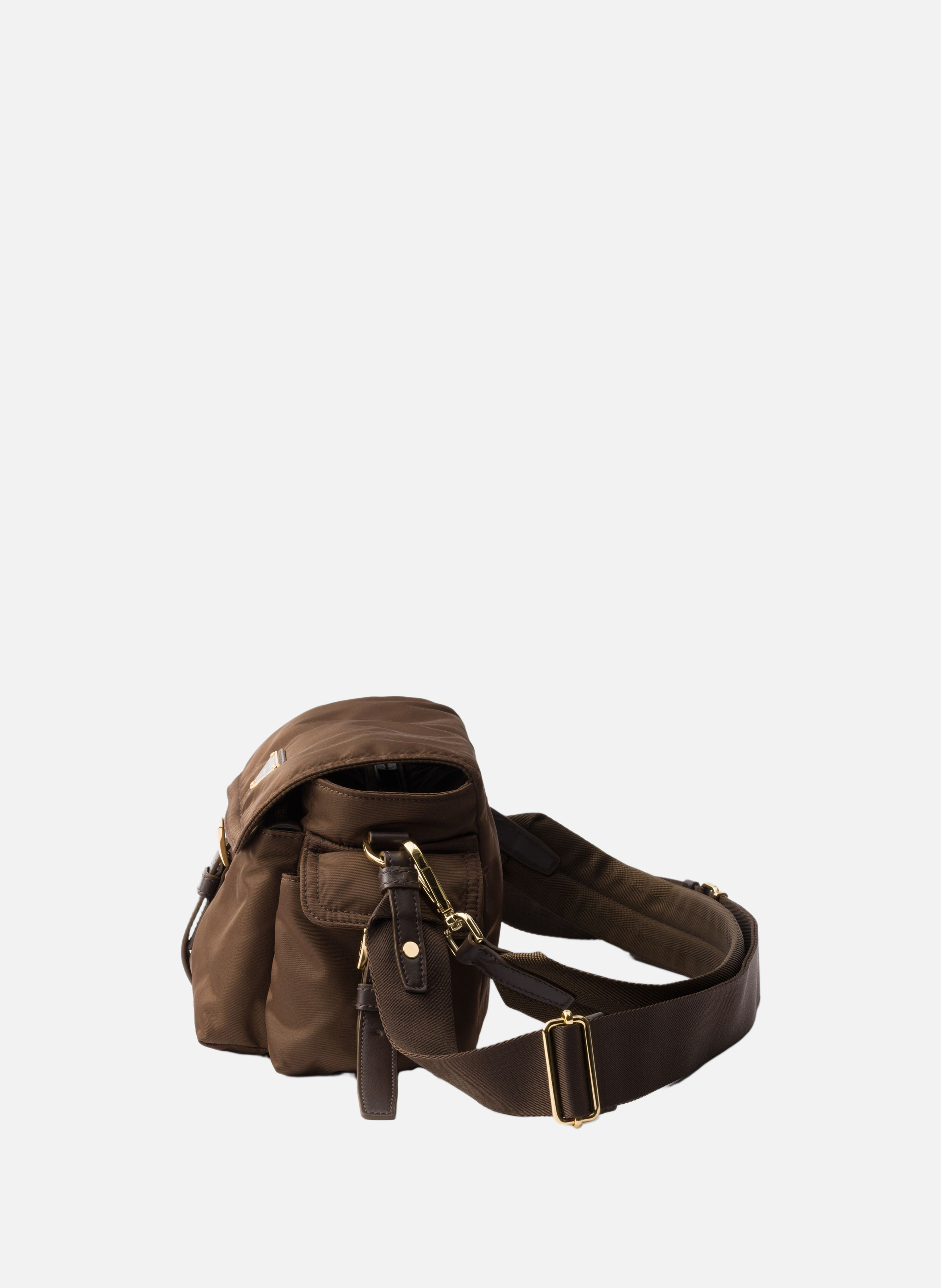 Sac porté épaule  prada explore en re-nylon moyen PRADA Marron