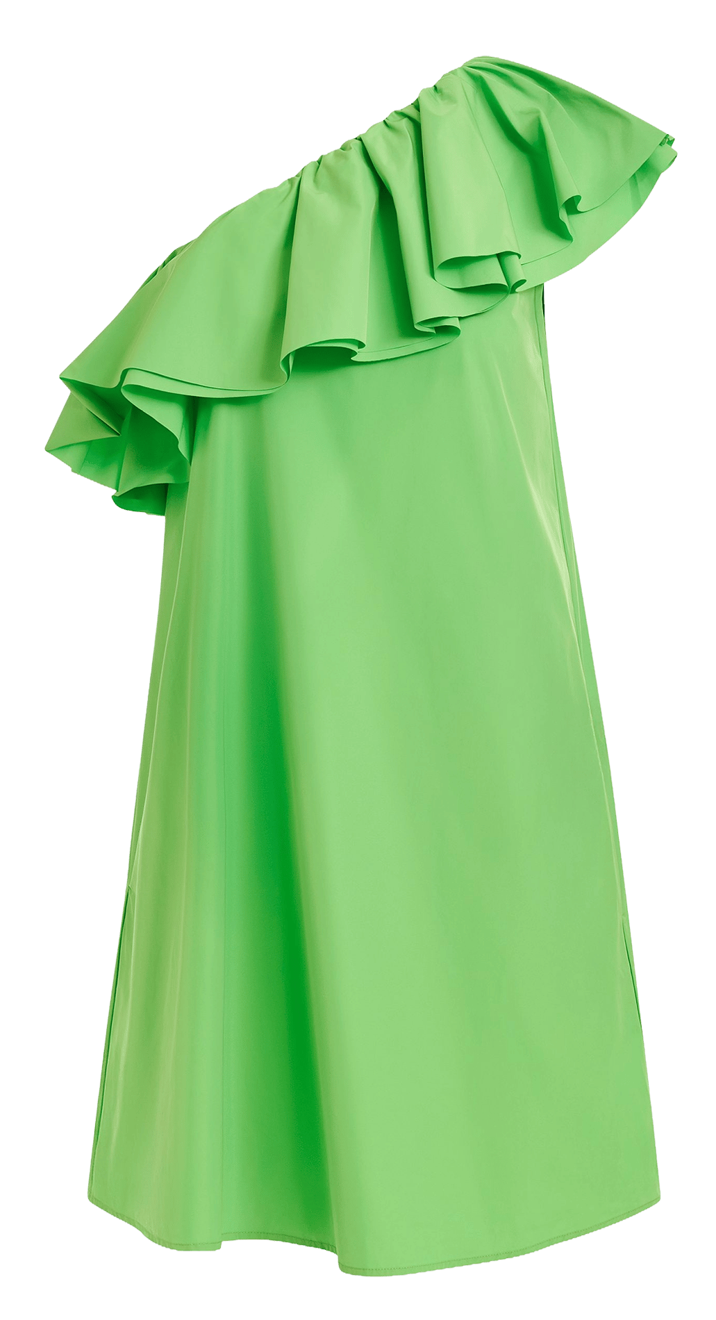 Robe courte col asymétrique juicer ESSENTIEL ANTWERP Vert