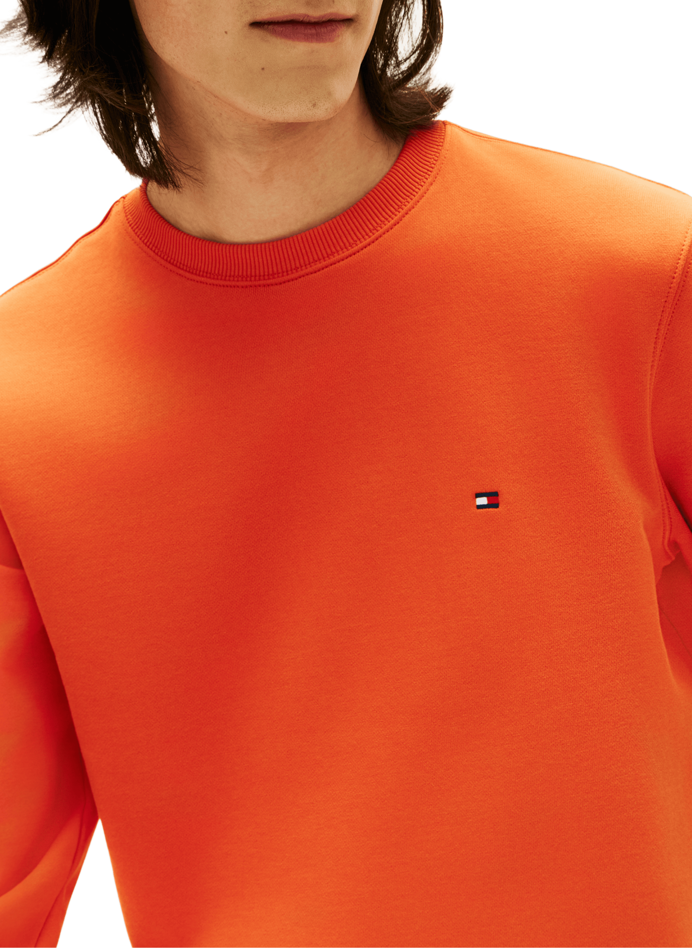 Cotton sweatshirt TOMMY HILFIGER Orange