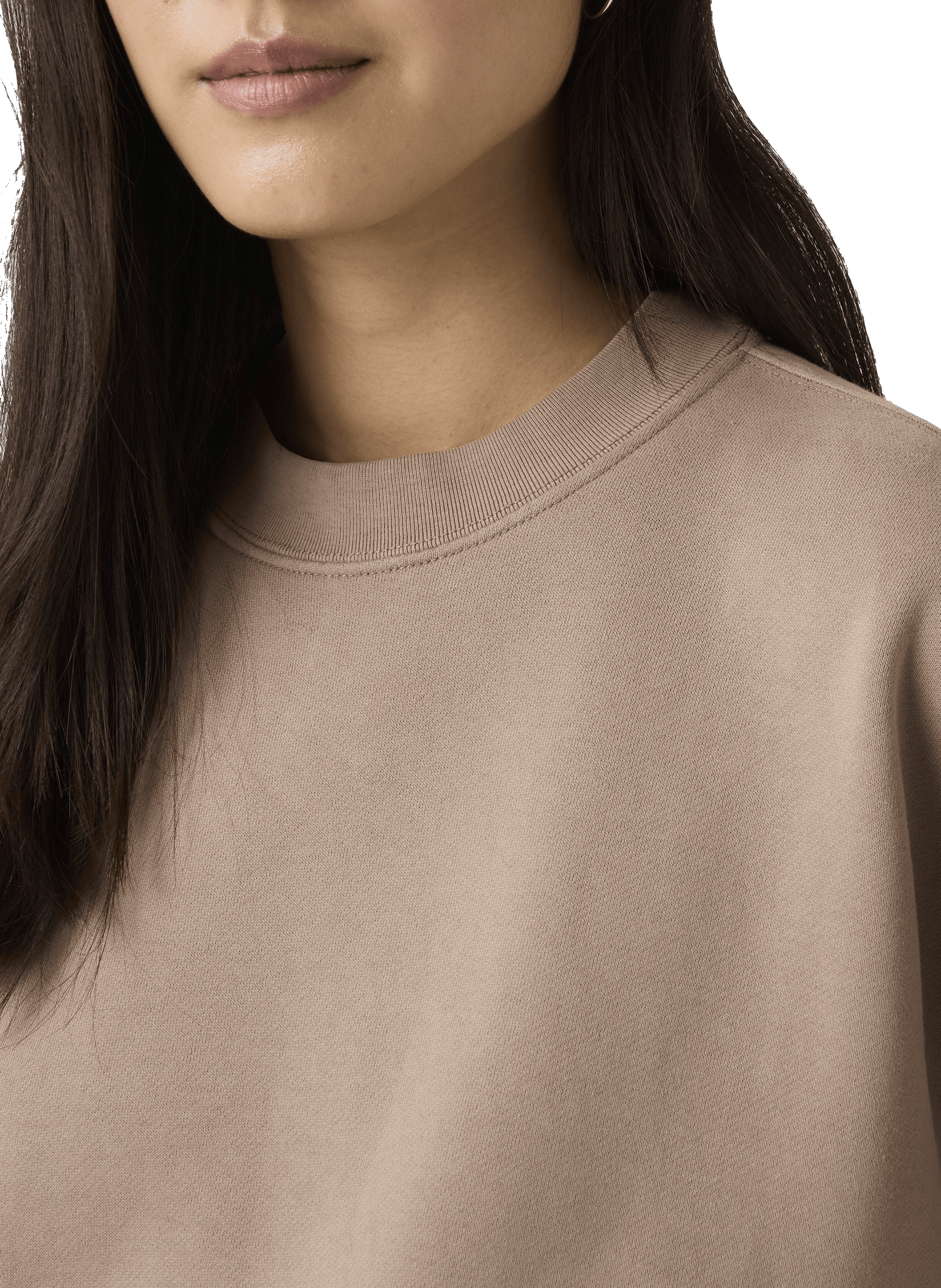 Sweat large en coton mélangé LEVI'S Marron