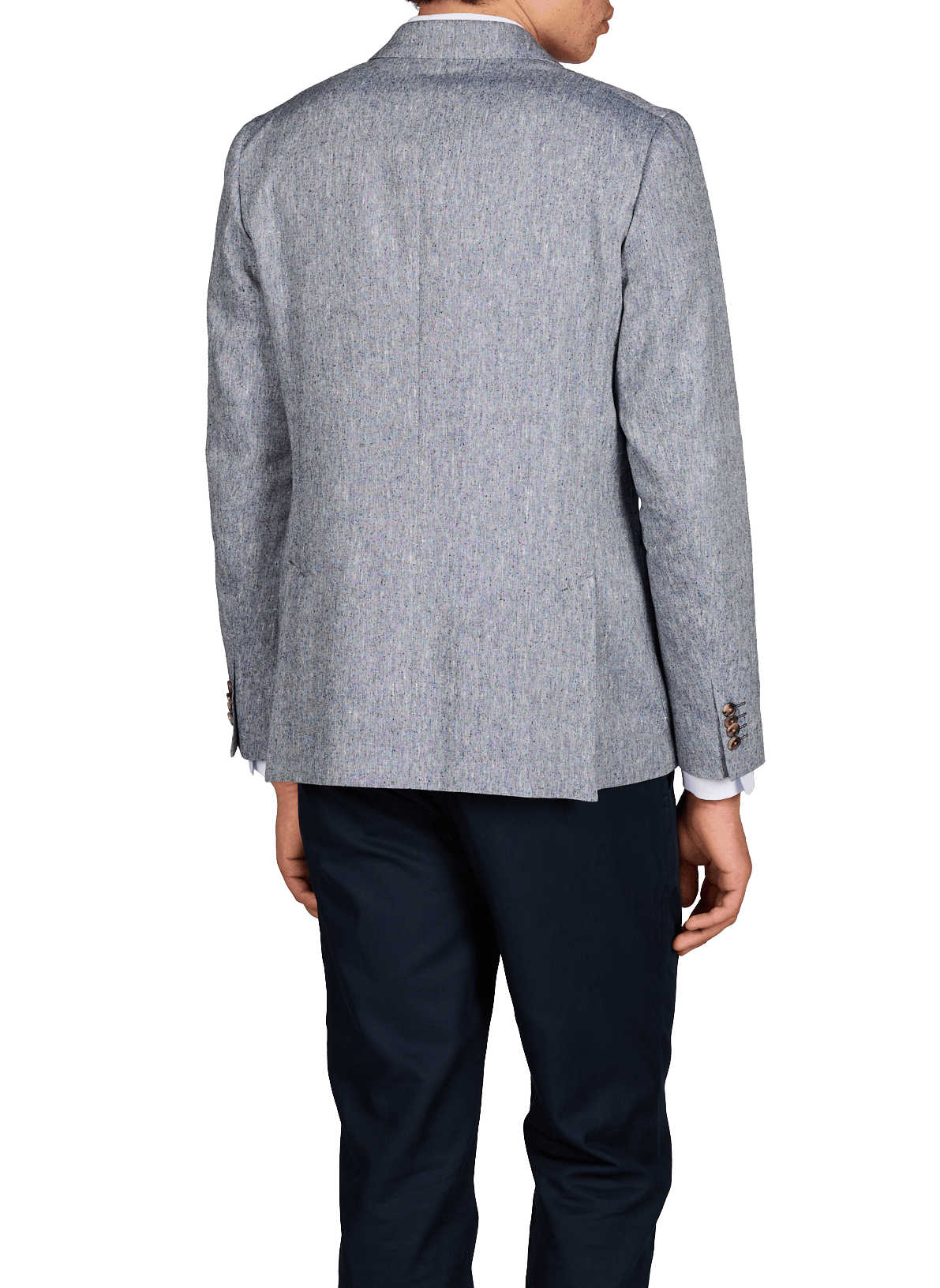 Tweed linen, silk, and wool blazer PAUL SMITH Blue