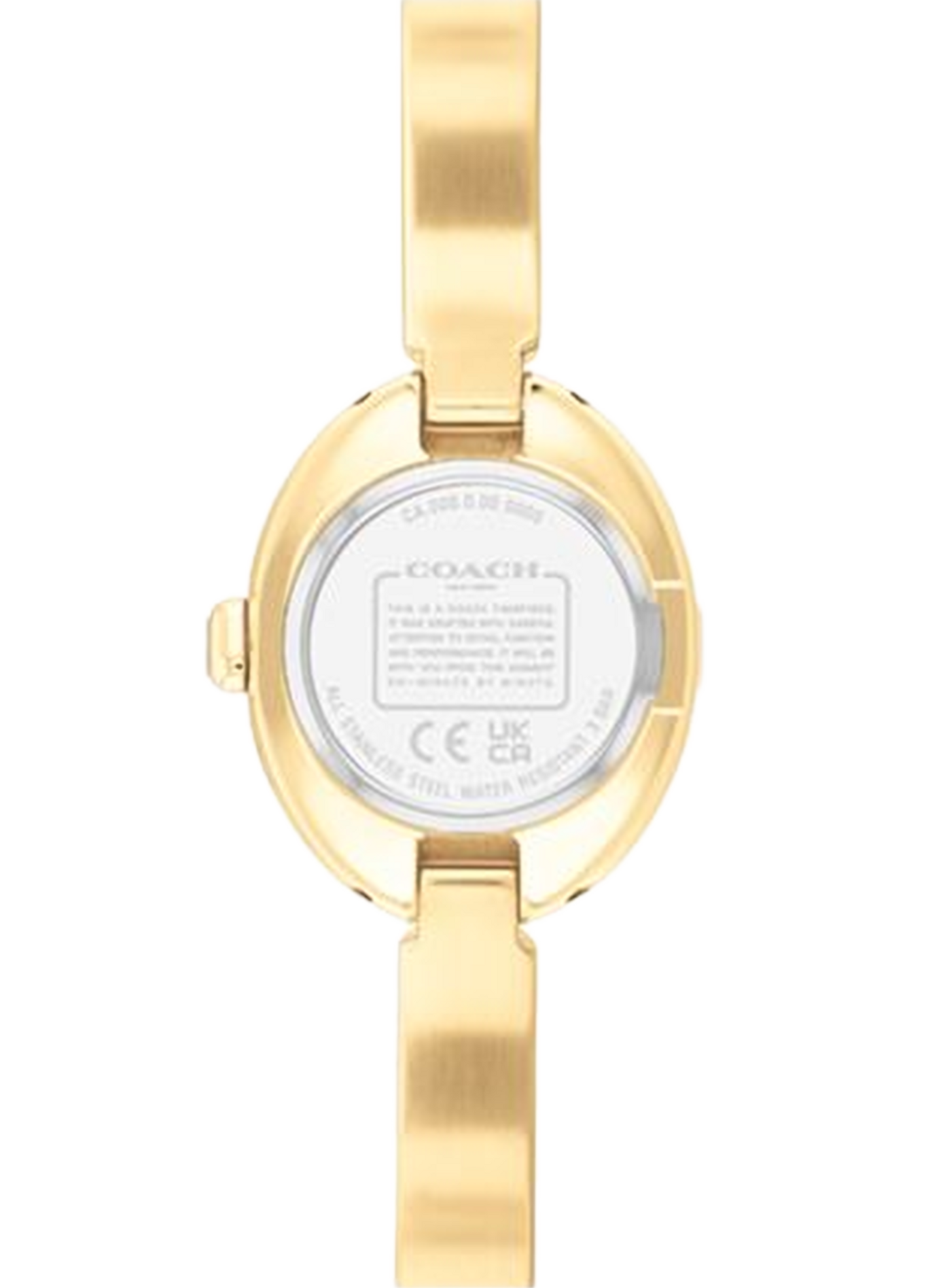 Montre quartz Sammy en acier inoxydable COACH MONTRES Doré