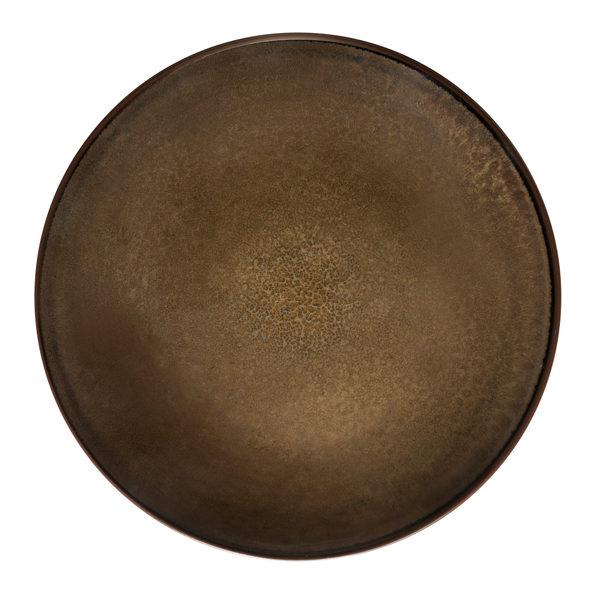 Feeling - assiette plate 26.5 cm (lot de 6) MEDARD DE NOBLAT Marron