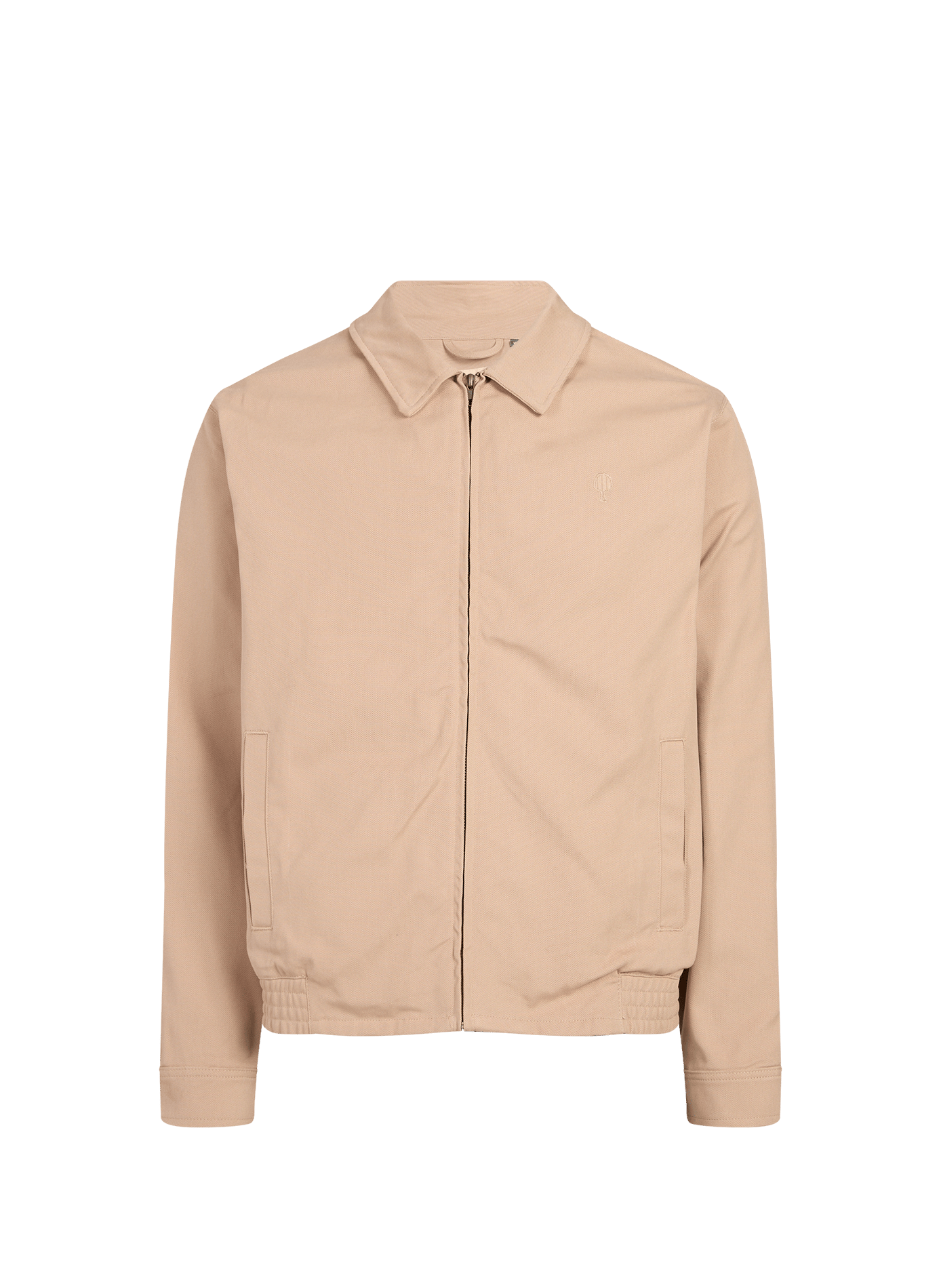 Jacke aus Baumwolle mit klassischem Kragen FAGUO Beige