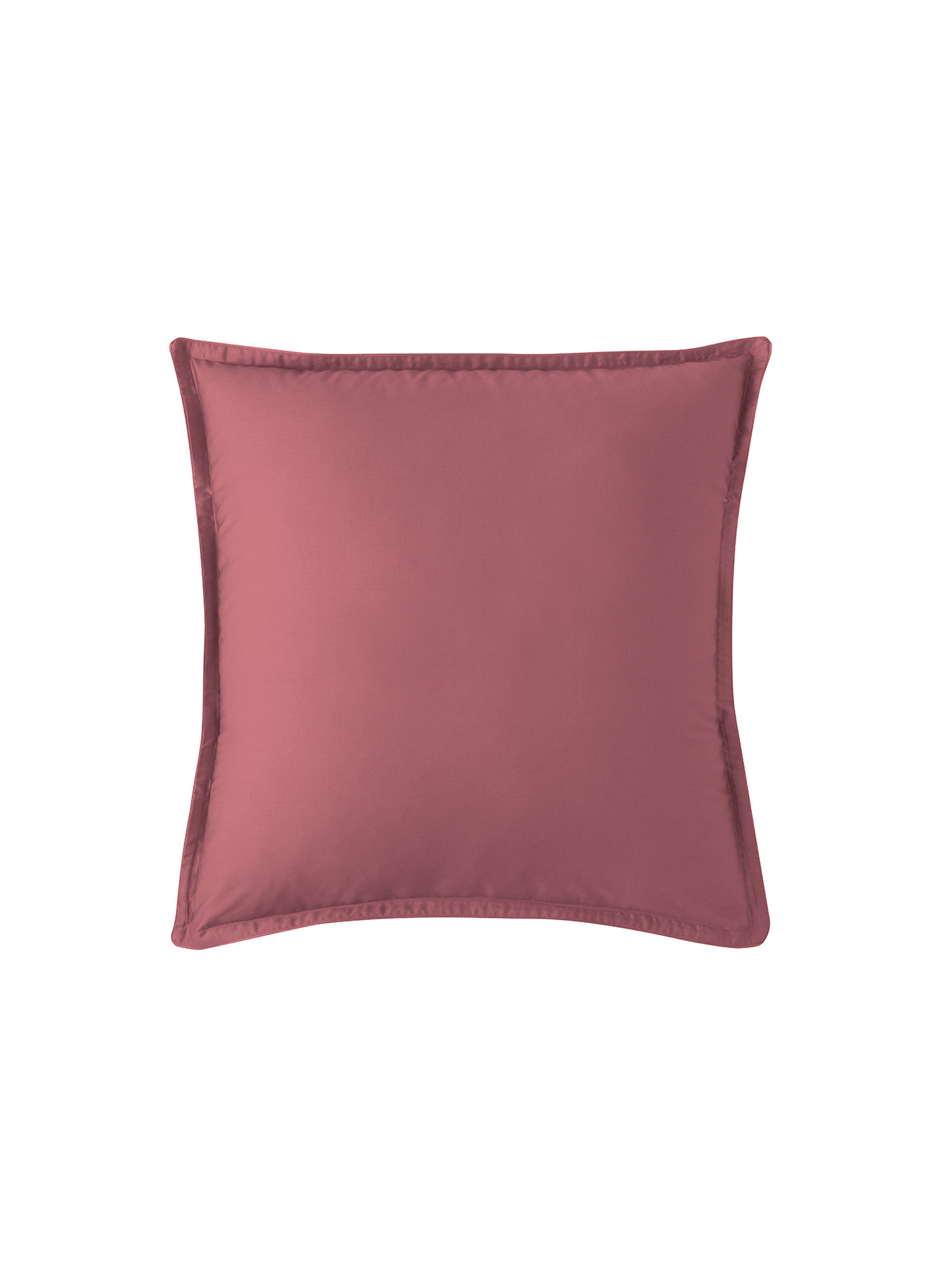 Taie d'oreiller unie en satin de coton bio, teophile ALEXANDRE TURPAULT Rouge