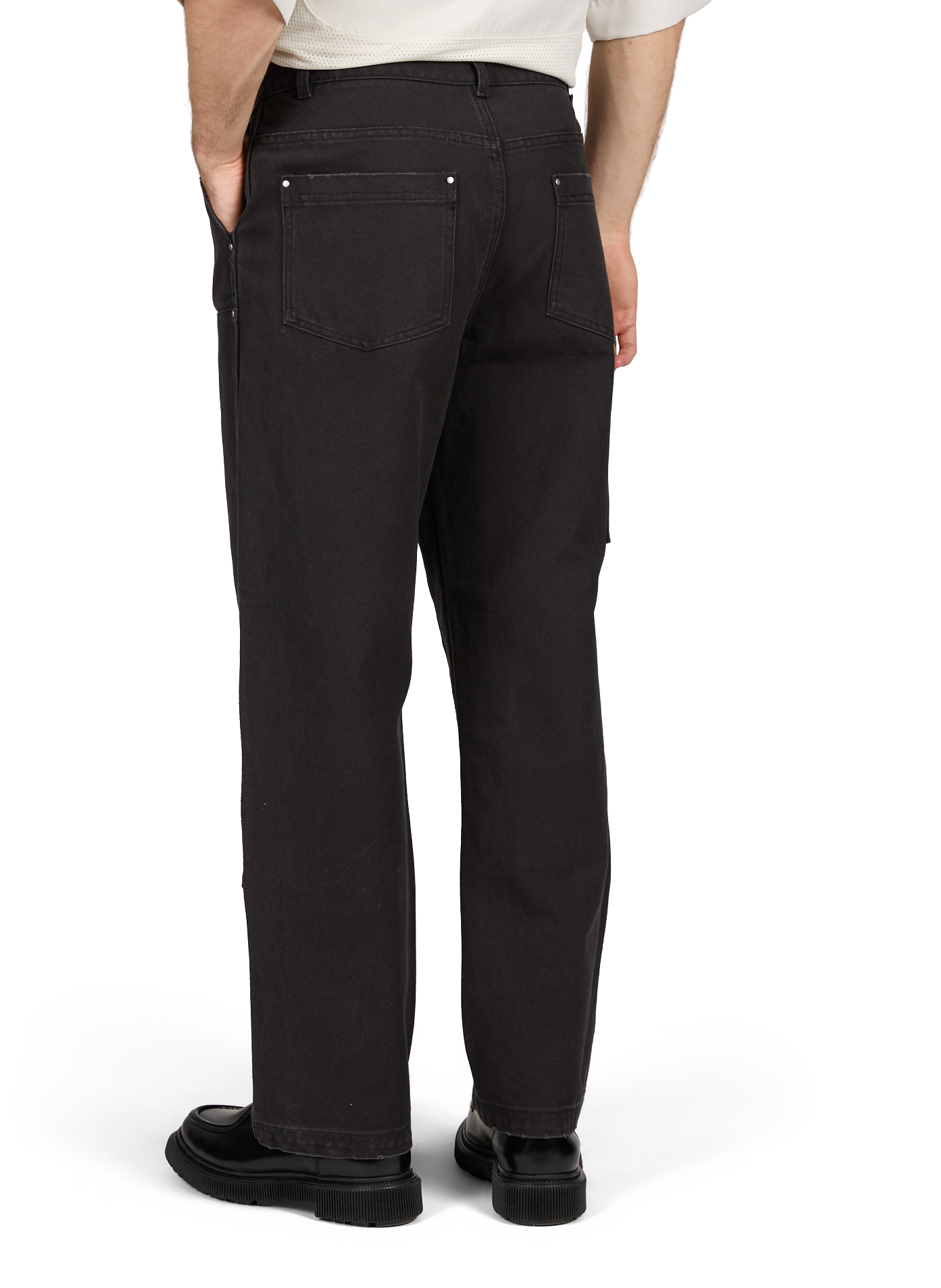 Jean droit en coton REPRESENT Noir