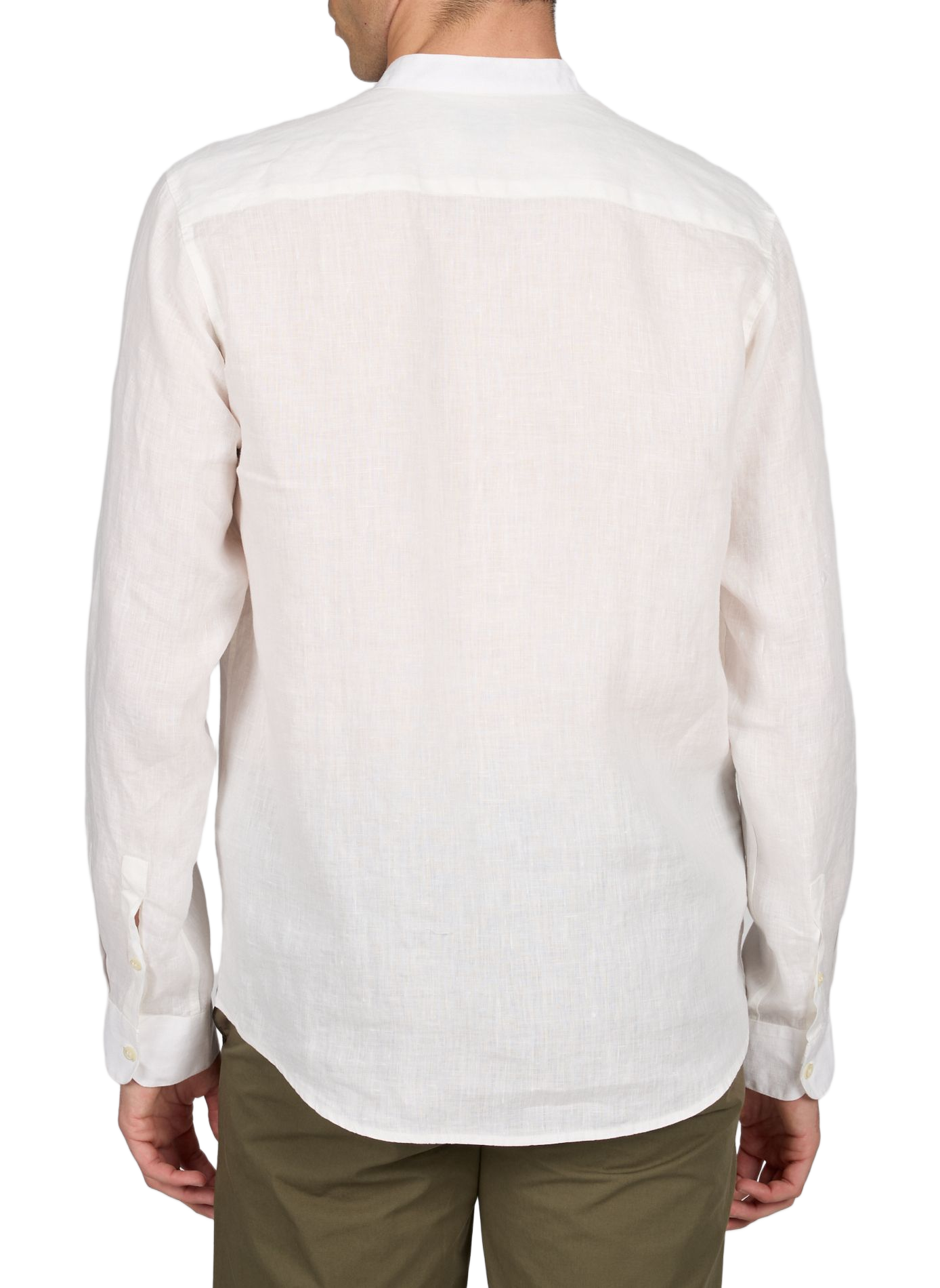 Round neck linen shirt LAFAURIE Beige
