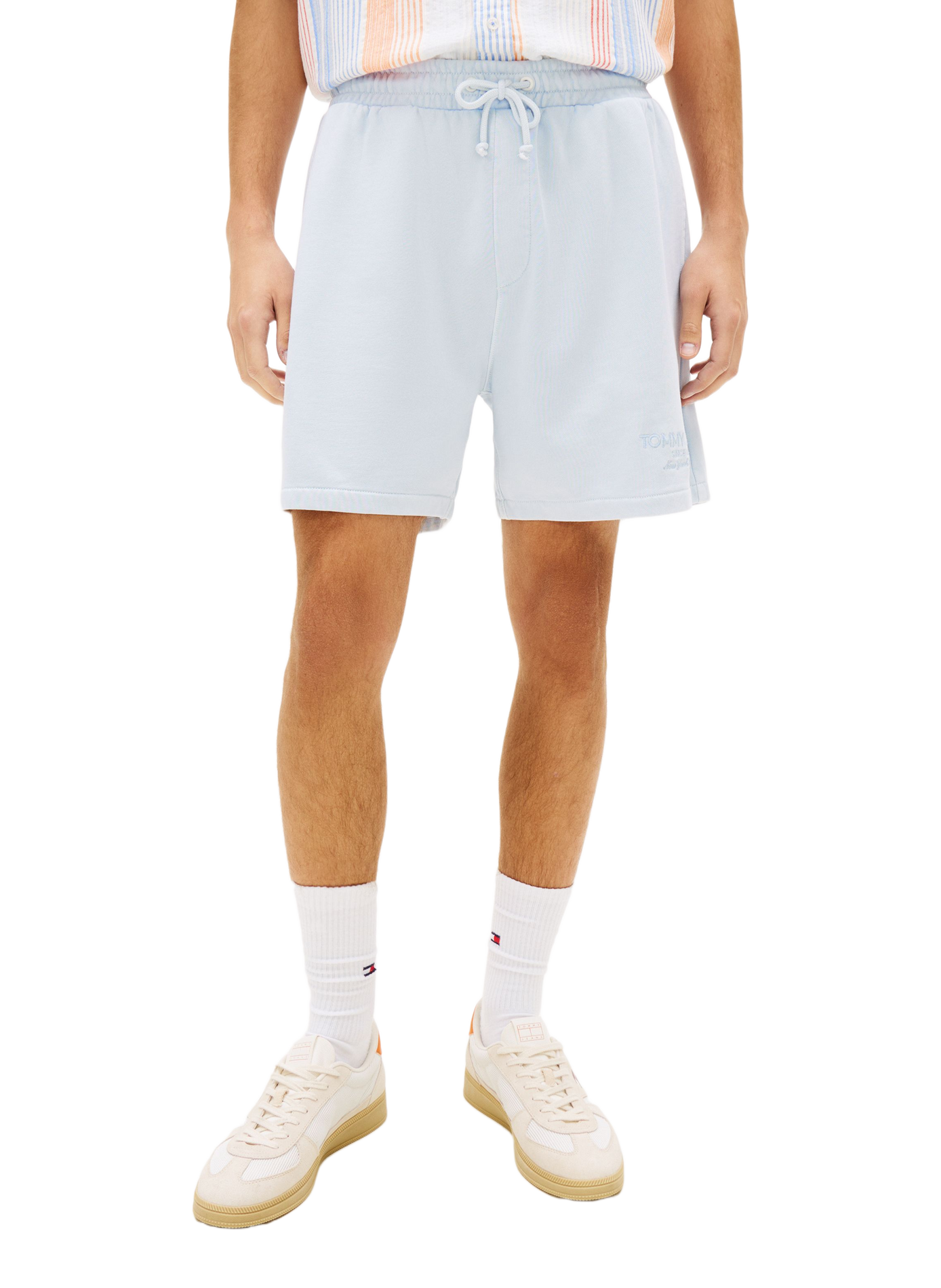 Straight-cut cotton Bermuda shorts TOMMY HILFIGER Blue