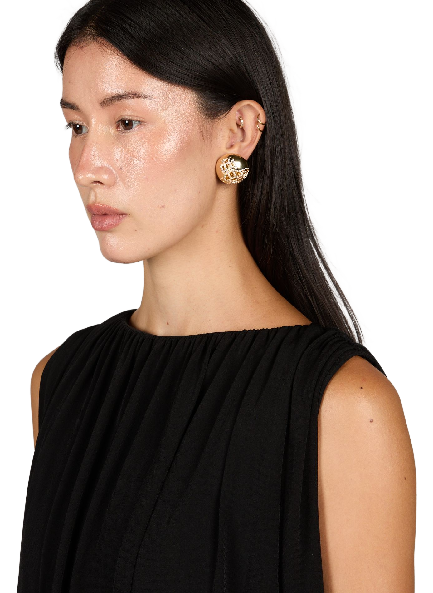 Lennie Brass Earrings VIVIENNE WESTWOOD Golden