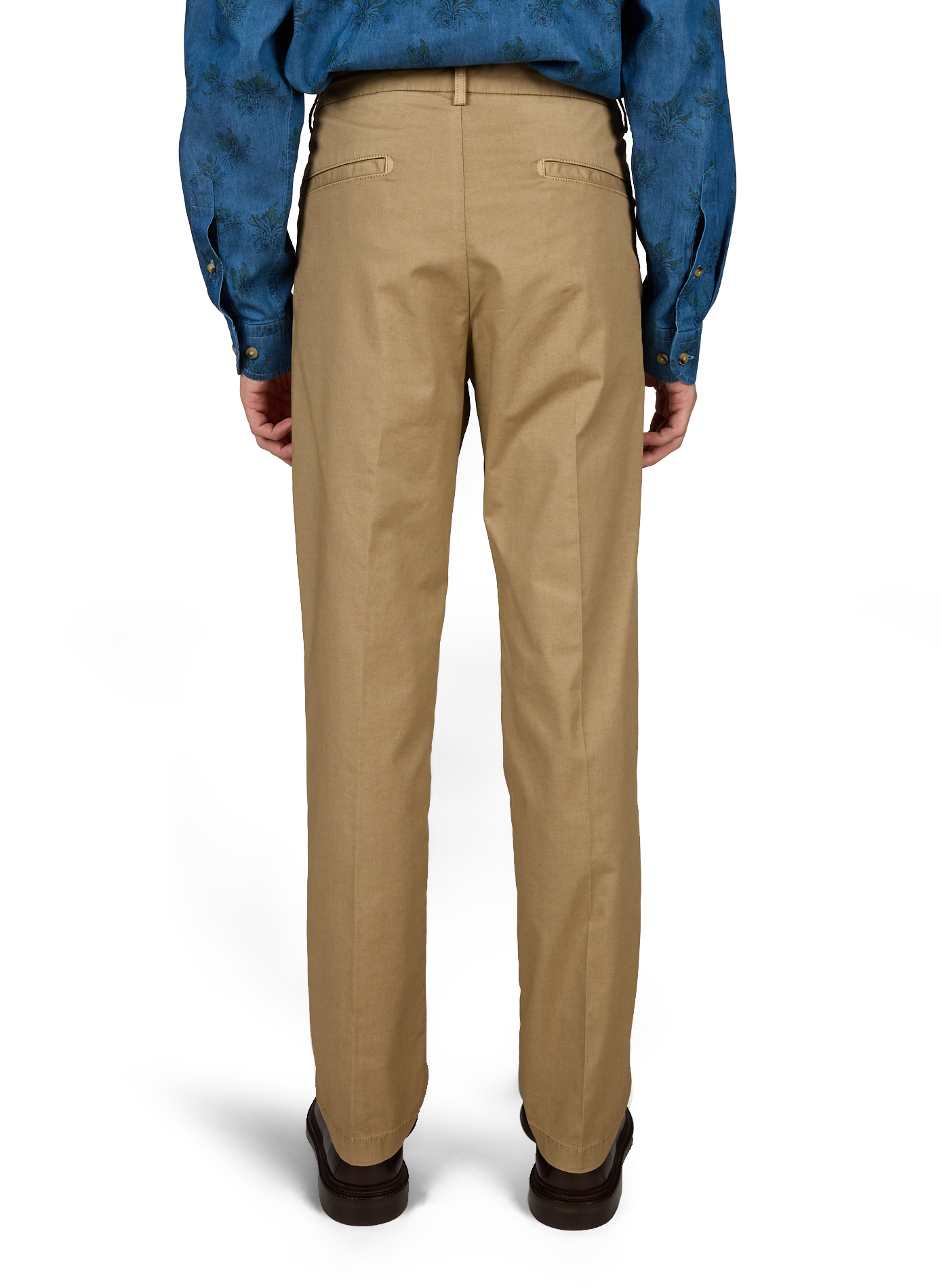 Schmale Hose aus Baumwollmischung STRELLSON Braun